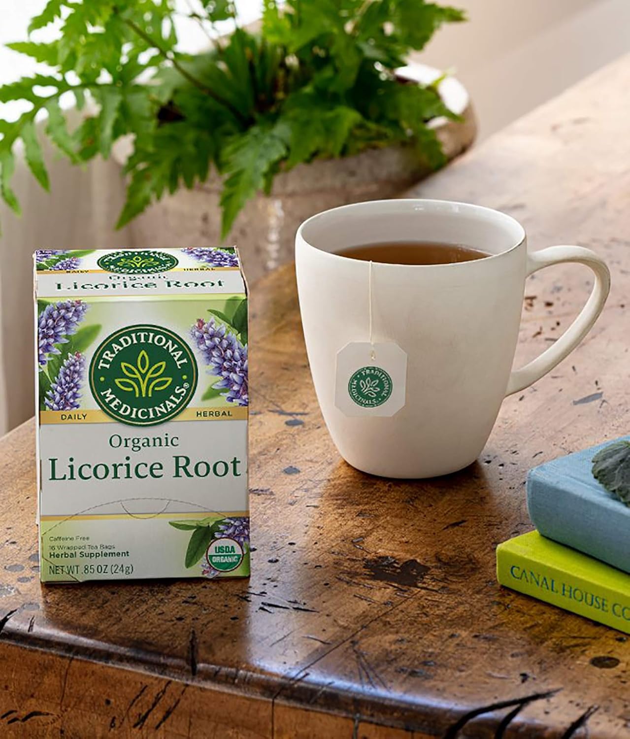 Té orgánico de raíz de regaliz – 16 bolsas
