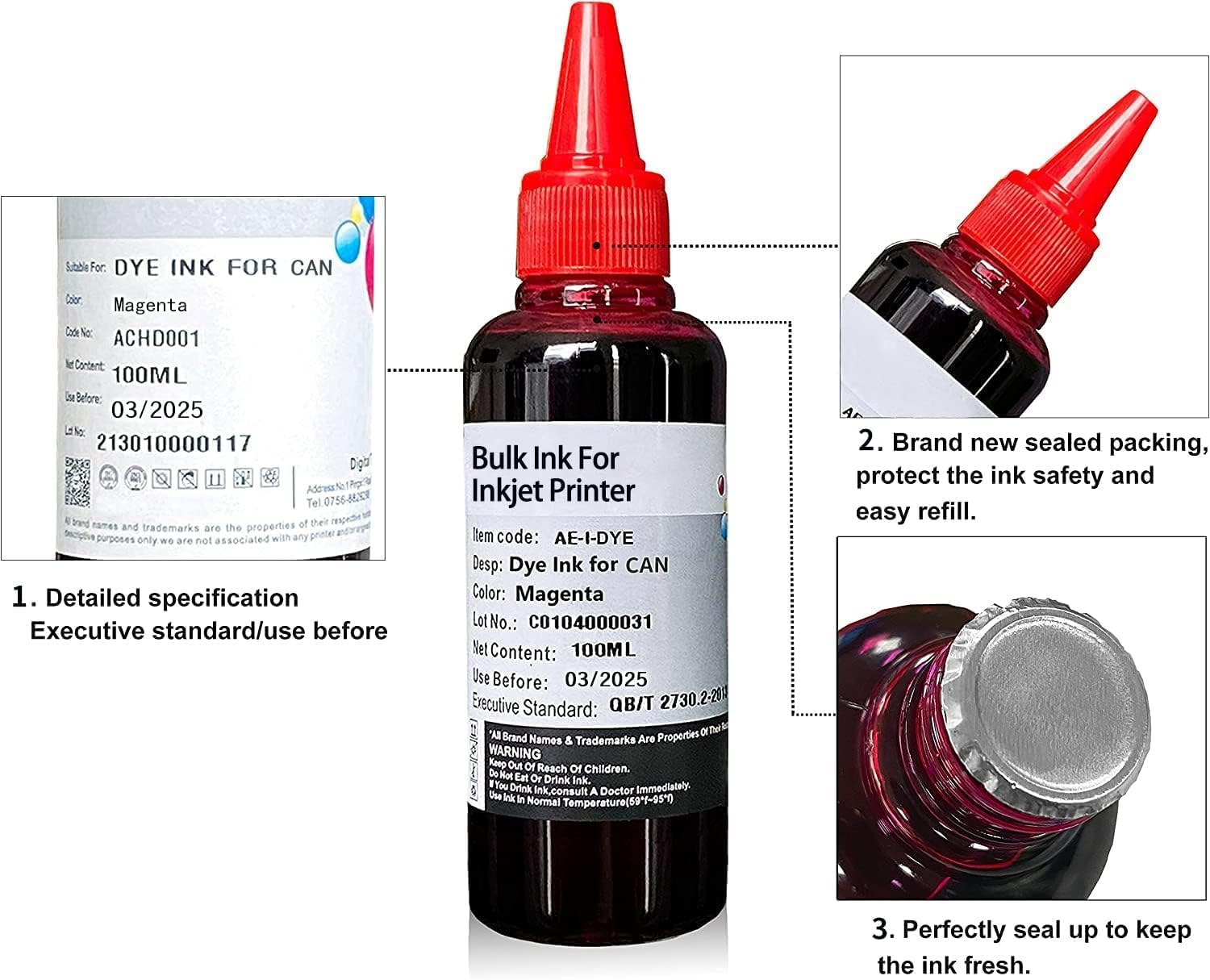 Kit de recarga de tinta compatible con Canon 250 251 270 271 280 281 1200 2200 PG240 CL241 PG245 CL246 PG210 cartucho de tinta recargable, sistema