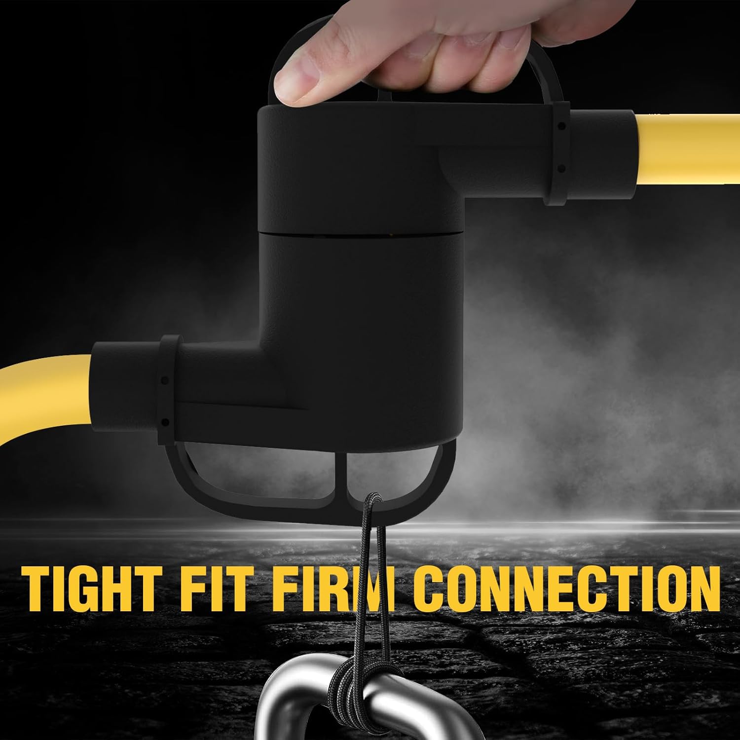 Cable de extensión de RV de 50 pies y 30 amperios NEMA TT-30P a TT-30R con mango de agarre, 3 clavijas de 125 voltios 103 STW 10 AWG calibre 3