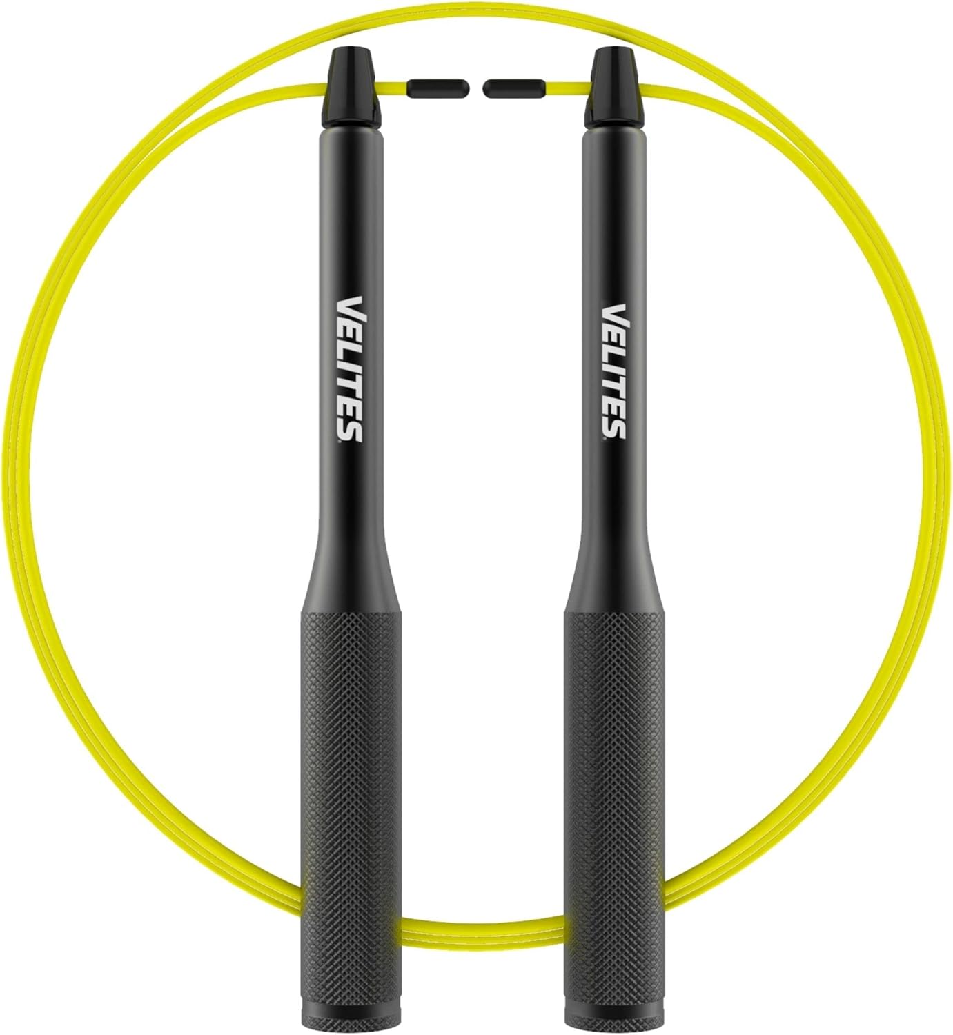 Velites – Cuerda de saltar lastrada para crosstraining, boxeo y fitness Fire 2.0, ideal para doble salto, cuerda de velocidad de aluminio (balastos