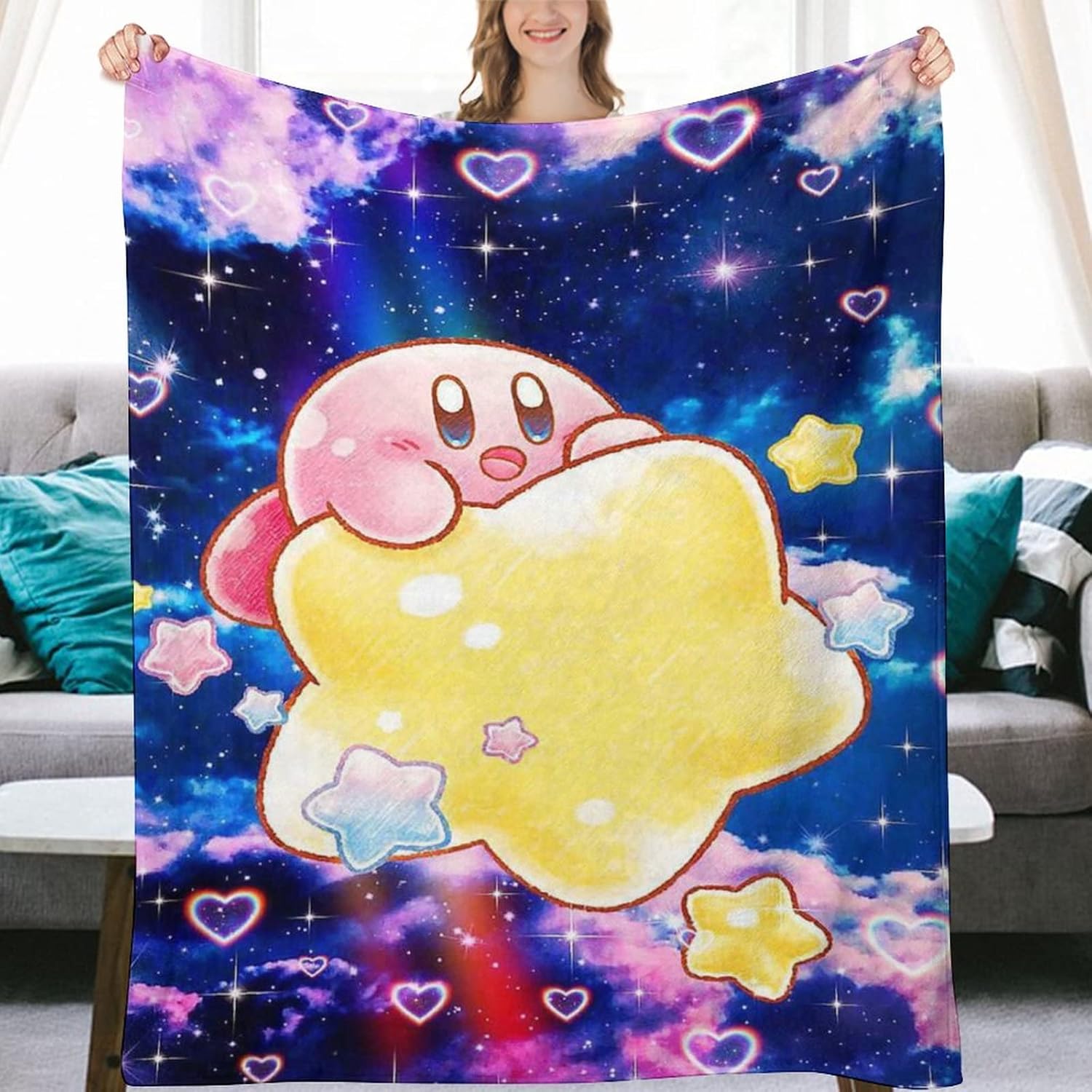 Manta ultrasuave de anime Merch para sofá cama, manta de franela ligera y acogedora de felpa cálida de 40 x 50 pulgadas