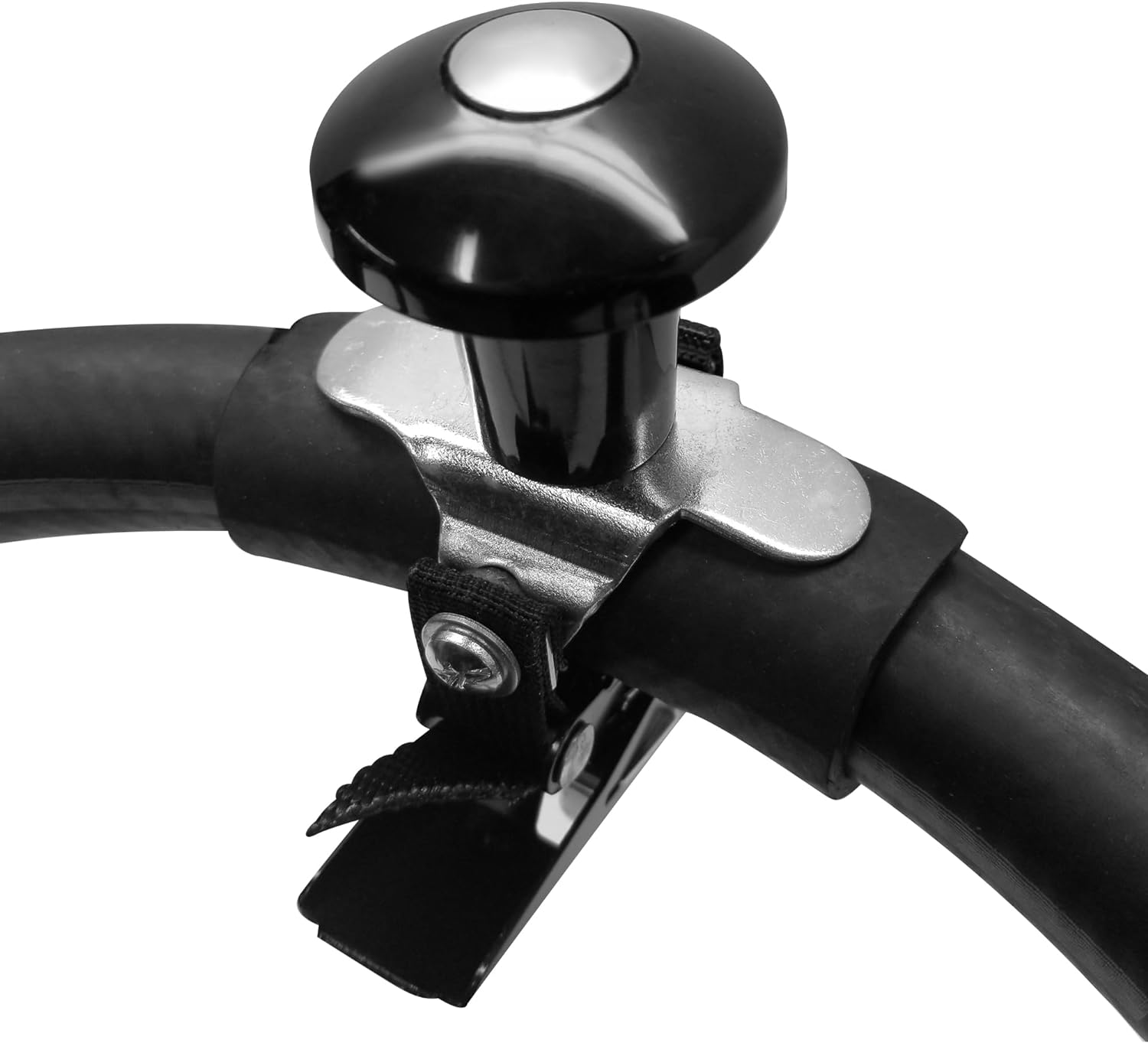 QUICK-KNOB Pomo giratorio para volante, liberación rápida y sin rodamientos para una larga vida útil, ideal para conductores de camiones, universal,