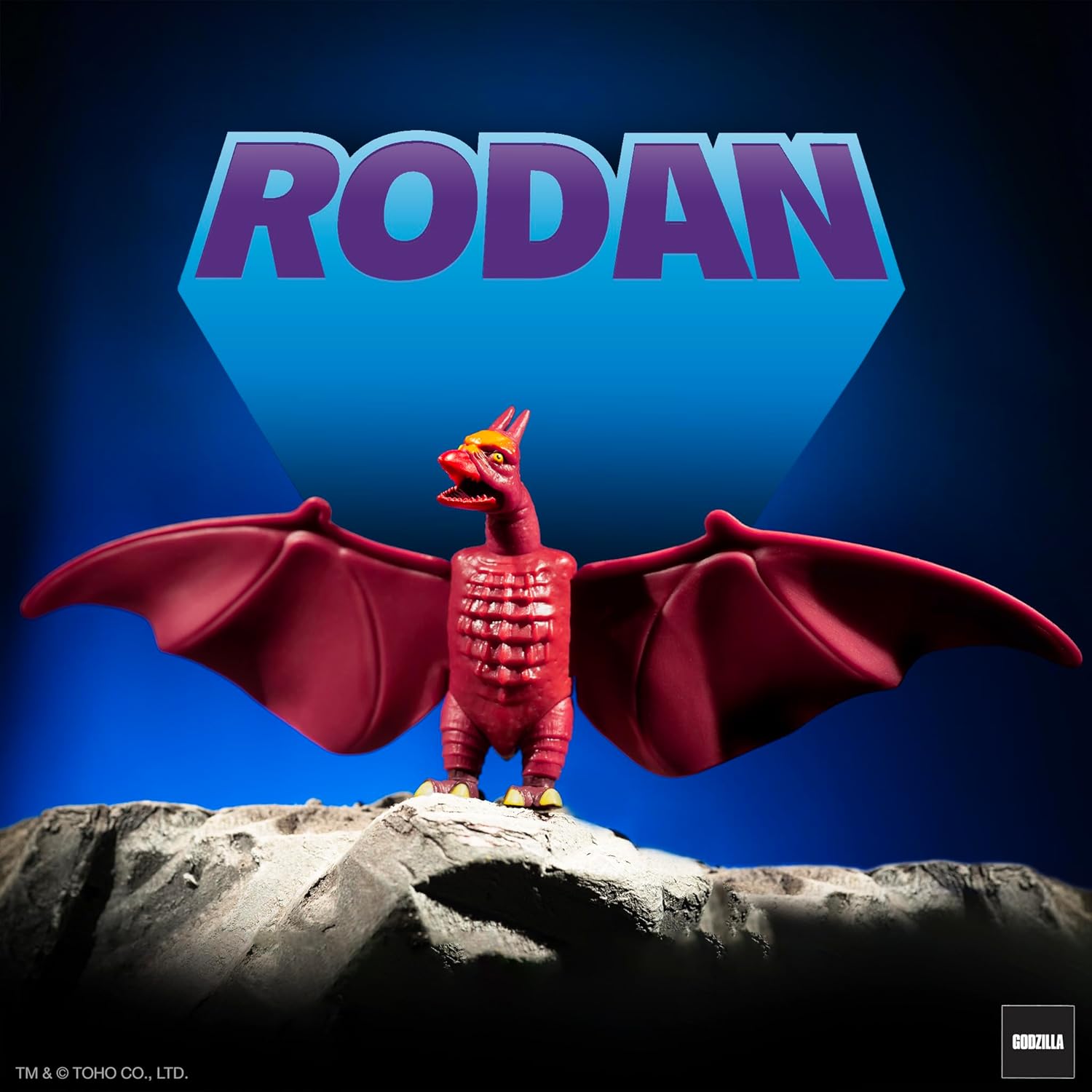 Super7 Shogun Toho Rodan – Figura de acción Toho de 3.75 pulgadas, coleccionables de películas clásicas y juguetes retro