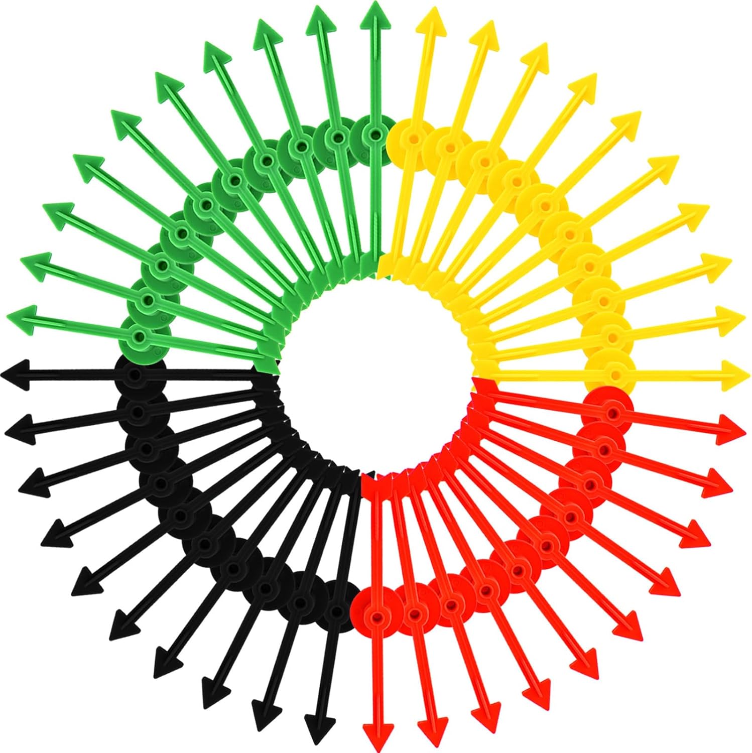 Tatuo 4 pulgadas 40 piezas juego spinner plástico flecha spinners tablero magnético flecha juguetes para fiesta escuela hogar usingboard spinner 4