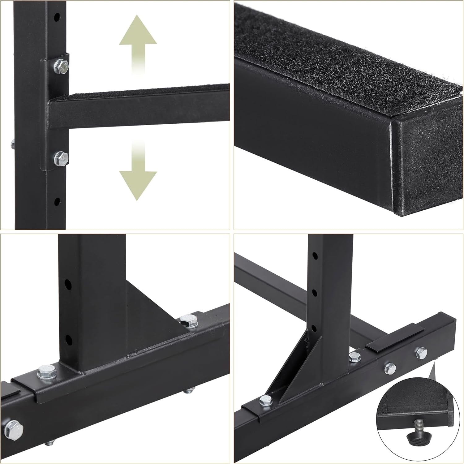 Freestanding Kayak Rackl, Adjustable Kayak and SUP Stand, Weatherproof and Heavy Duty Surfboard Storage Rack, Hold up Kayaks, SUPs, Paddleboards,
