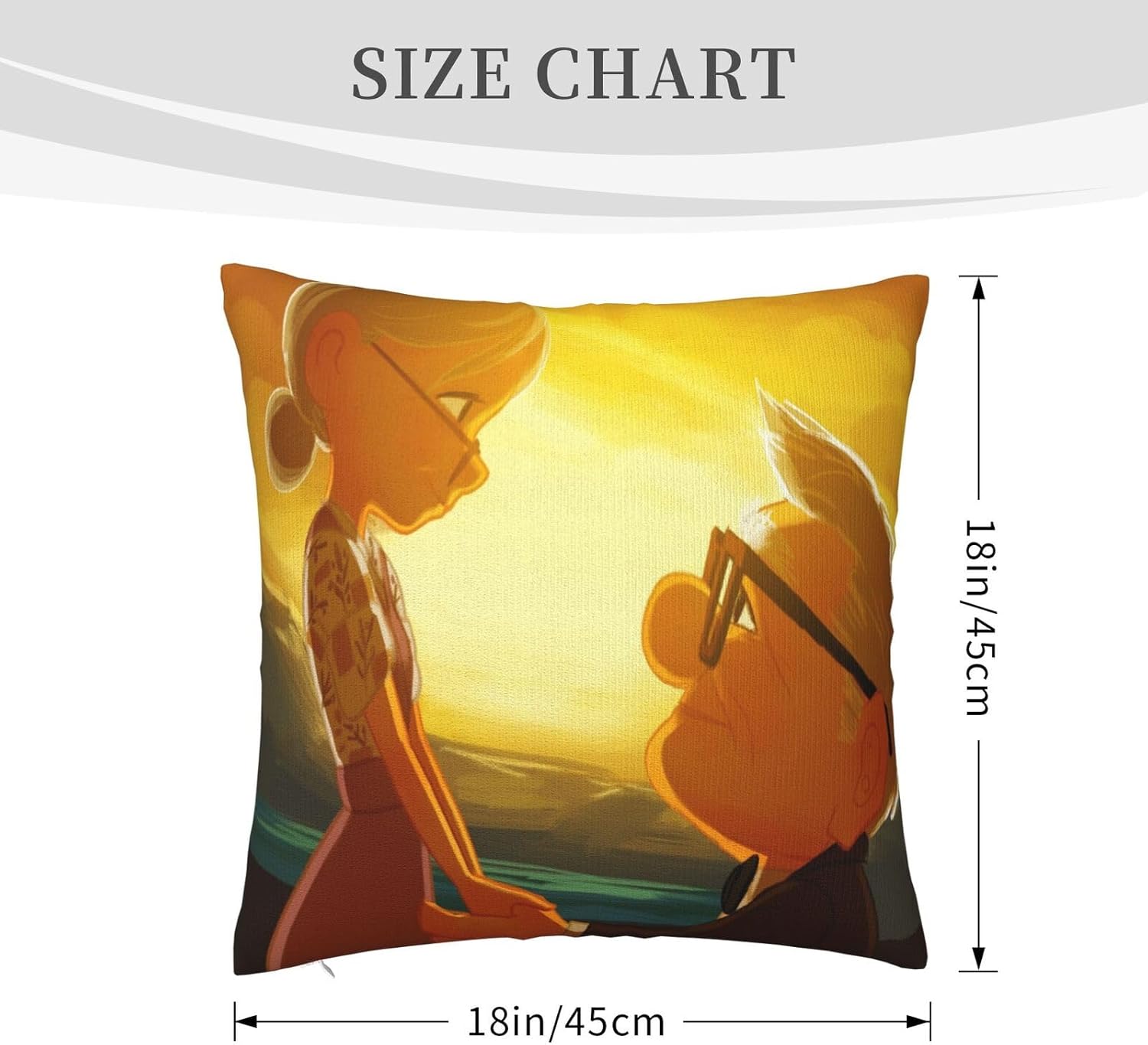 Fevayeer Carl and Ellie Love – Fundas de almohada decorativas para aniversario, San Valentín, cumpleaños, ideas de regalo, funda de almohada para el