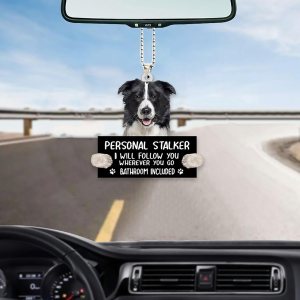 Border Collie 1 – Adorno colgante de auto personal para Navidad, adorno acrílico con nombre personalizado para perro, adorno de Navidad para perro Border Collie 1 – Adorno colgante de auto personal para Navidad, adorno acrílico con nombre personalizado para perro, adorno de Navidad para perro