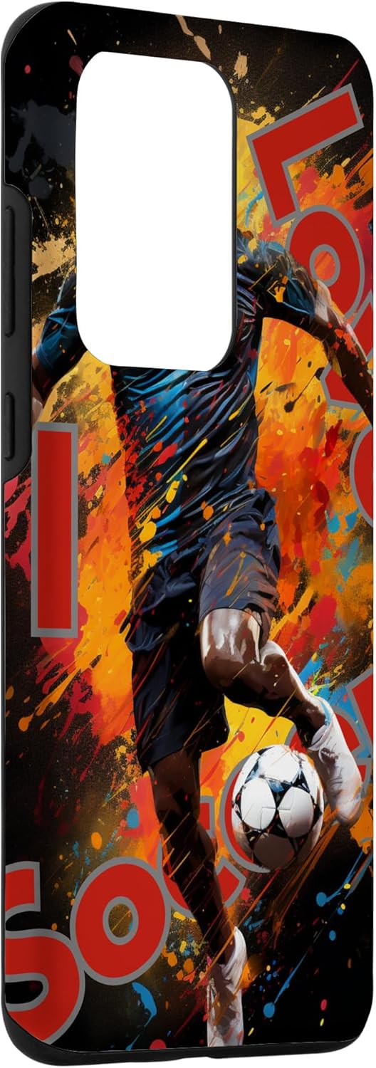 Carcasa para iPhone y Android Galaxy S20 Ultra I Love Soccer
