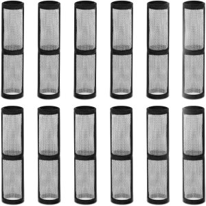Filtro pulverizador de pintura sin aire 390 395 490 495 595 colector de bomba 60 malla 12 piezas compatible con Graco 246384 para pulverizador de Filtro pulverizador de pintura sin aire 390 395 490 495 595 colector de bomba 60 malla 12 piezas compatible con Graco 246384 para pulverizador de