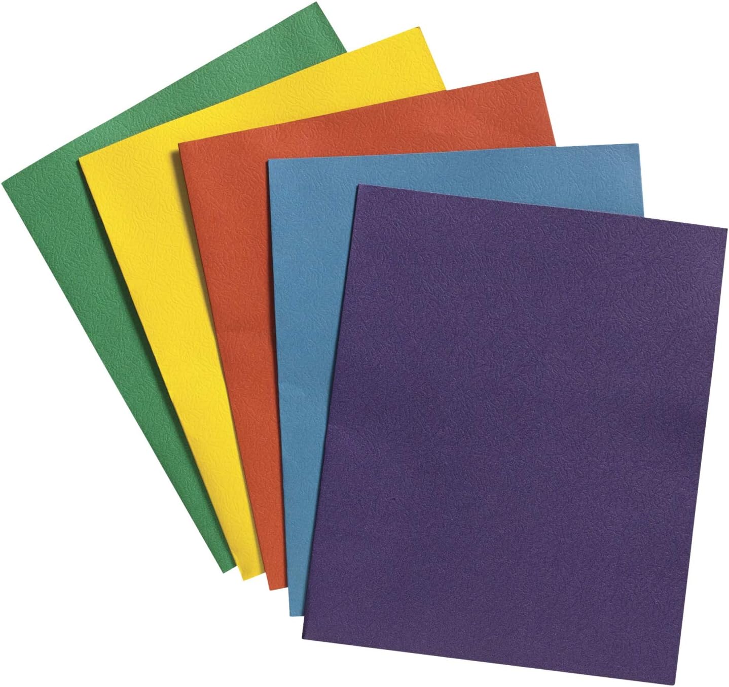 School Smart Carpetas de 2 bolsillos, colores surtidos, paquete de 25 – 084900