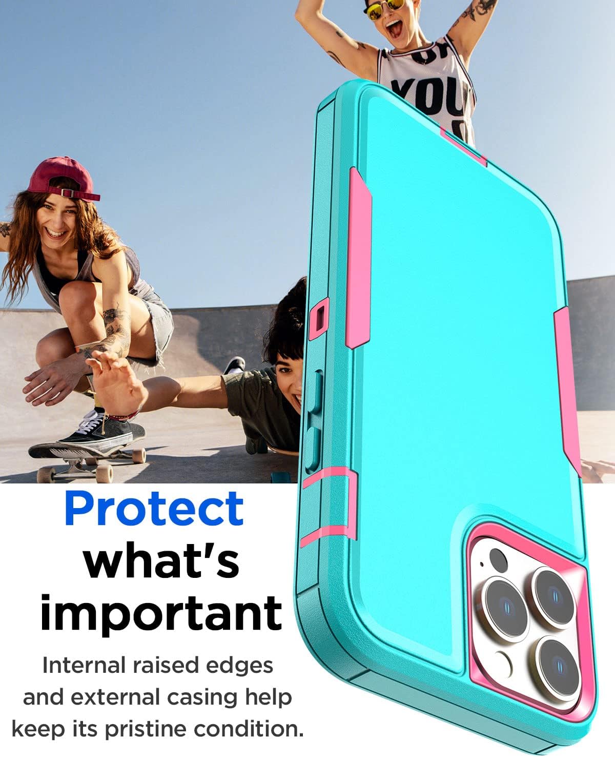 AICase Funda para iPhone 1212 Pro, soporte magnético para automóvil, resistente de 2 capas, duradero, protección de grado militar, a prueba de
