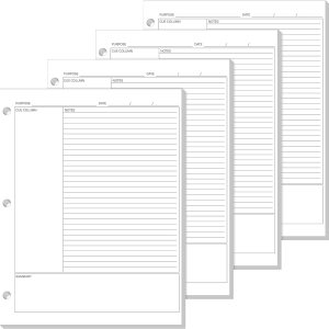 Ctosree Cornell Notes – Cuaderno de papel de hojas sueltas para sistema de toma de 8.5 x 11 pulgadas, perforador de 3 agujeros, doble cara para Ctosree Cornell Notes – Cuaderno de papel de hojas sueltas para sistema de toma de 8.5 x 11 pulgadas, perforador de 3 agujeros, doble cara para