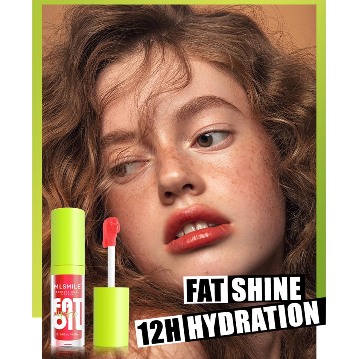 Aceite hidratante para labios que brilla intensamente, brillo labial hidratante, bálsamo labial transparente, de larga duración, hidratante, no