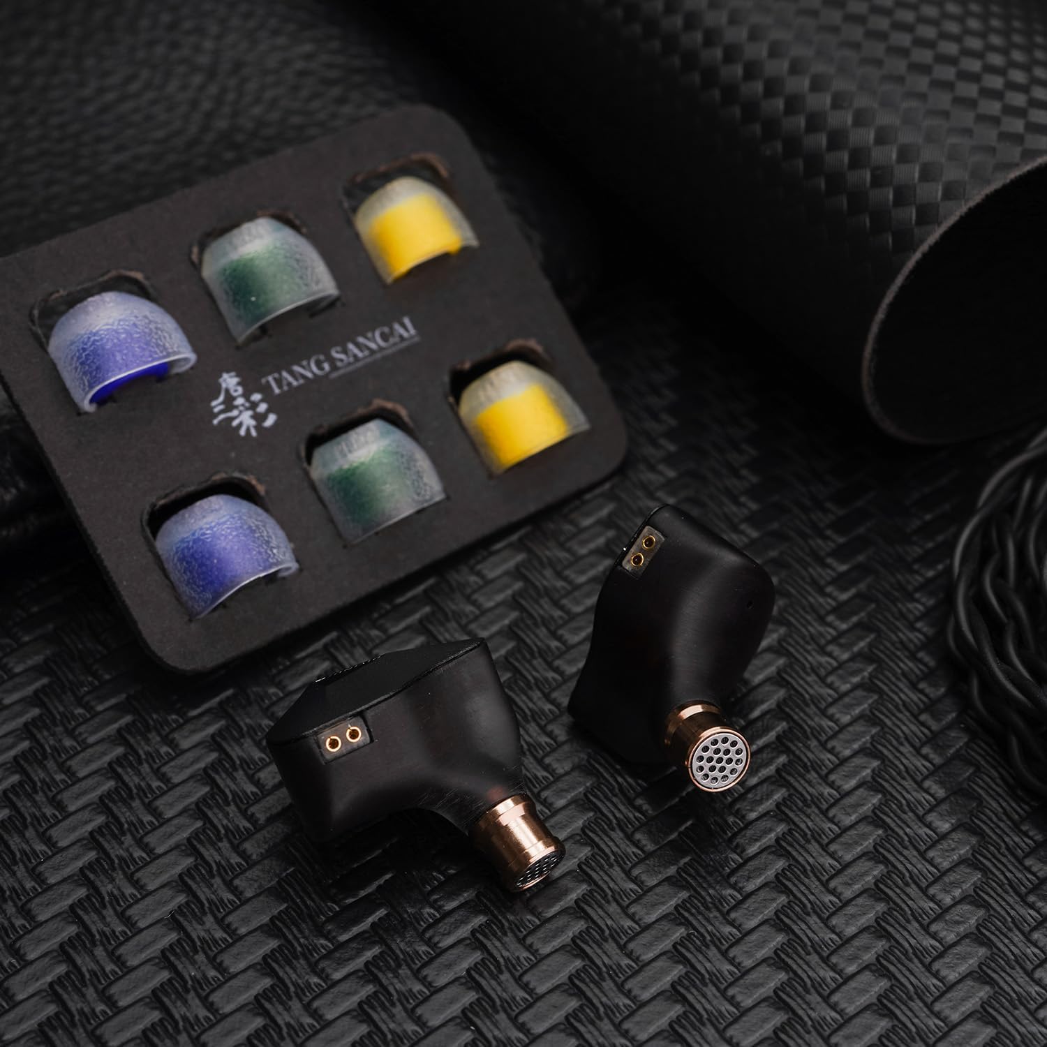 HiFiGo TANGZU x Divinus FUDU VERSE1 – 3 controladores híbridos intrauditivos, serie Zen de 0.394 pulgadas DD+ 2BA, auriculares intrauditivos IEMs