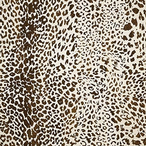 Sorra Home AMZ848021SC – Cojín de banco para interiores y exteriores, 45 x 18 x 2 pulgadas, diseño de leopardo expreso, 72 unidades