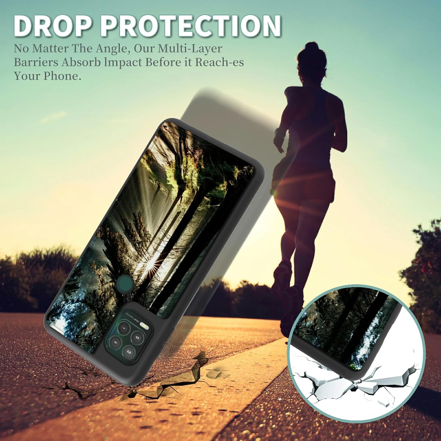 Sunshine Tree – Funda tipo cartera para Moto G Stylus 5G 2021 con soporte para tarjetas, bloqueo RFID, piel sintética suave, función atril, cierre