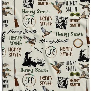 DIZZY Manta de bebé personalizada con nombres, manta de caza de patos, manta de bebé de pato personalizada, manta de bebé de aves acuáticas, manta DIZZY Manta de bebé personalizada con nombres, manta de caza de patos, manta de bebé de pato personalizada, manta de bebé de aves acuáticas, manta