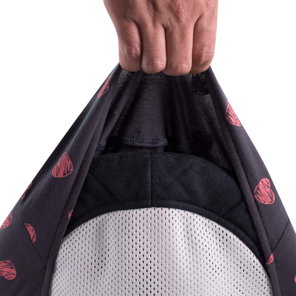 JYOKO Forro de cubierta para niños compatible con Baby Bouncer Babybjorn Soft, Balance, Bliss y Mini (algodón, corazón flúor)