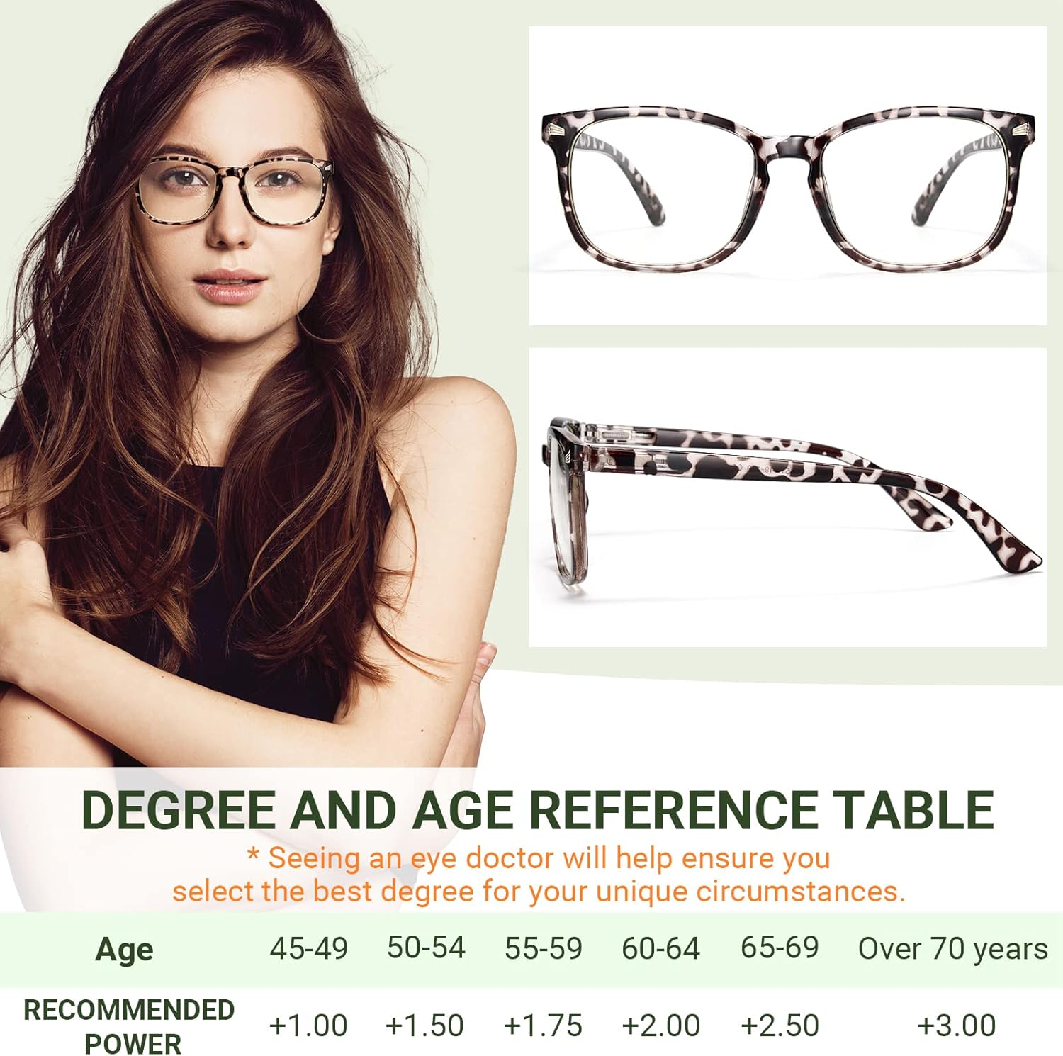CCVOO Lentes de lectura con bloqueo de luz azul, antidolor de cabeza, deslumbramiento, fatiga ocular, lentes para computadora para mujereshombres