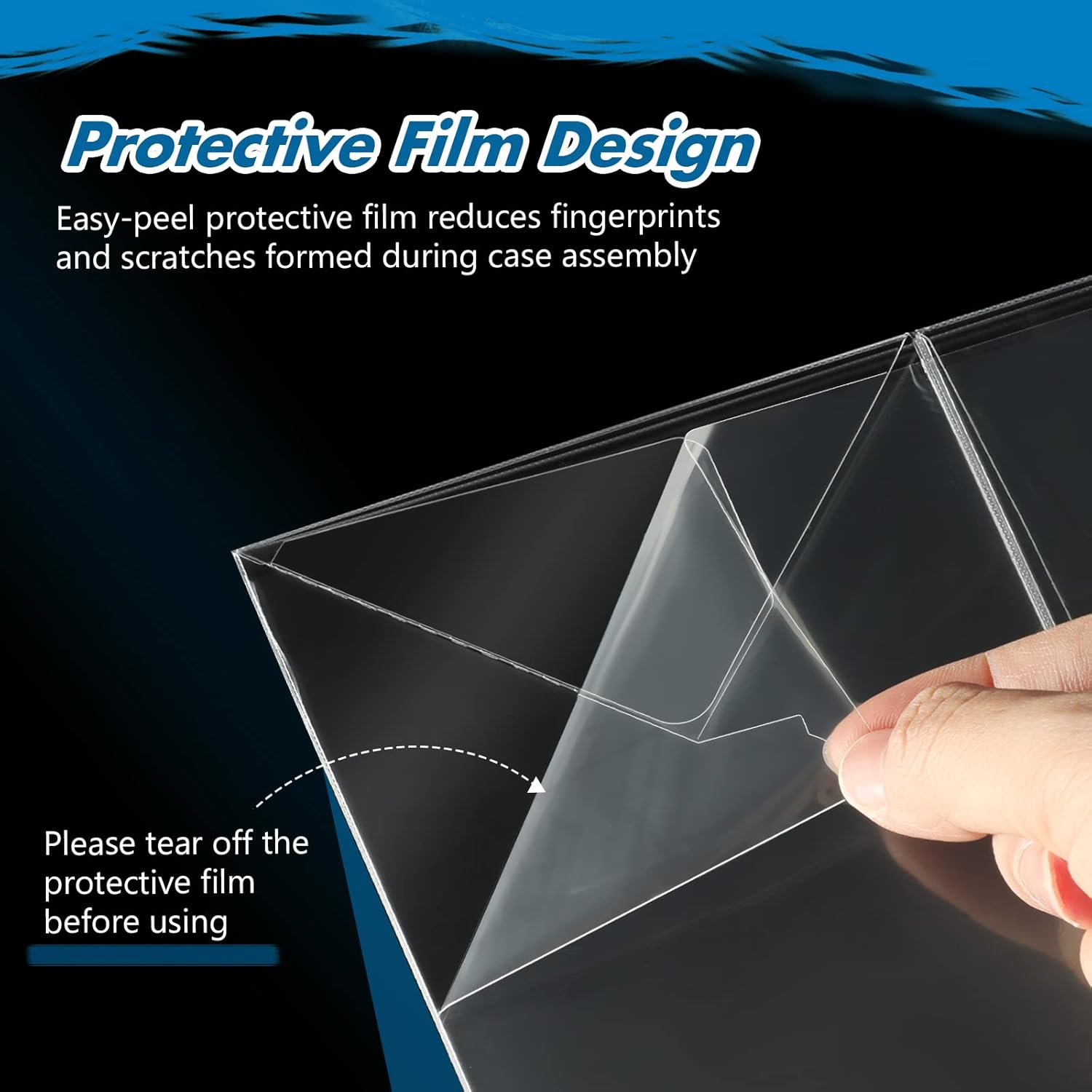 Paquete de 100 fundas protectoras compatibles con Funko figuras de vinilo pop de 4 pulgadas, protectores transparentes, caja de exhibición