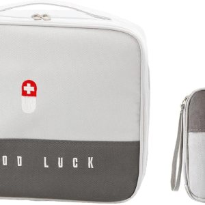 TOPASION Bolsas de primeros auxilios vacías, bolsa de medicina de viaje, bolsa organizadora de suministros médicos, kit portátil para viajes, TOPASION Bolsas de primeros auxilios vacías, bolsa de medicina de viaje, bolsa organizadora de suministros médicos, kit portátil para viajes,