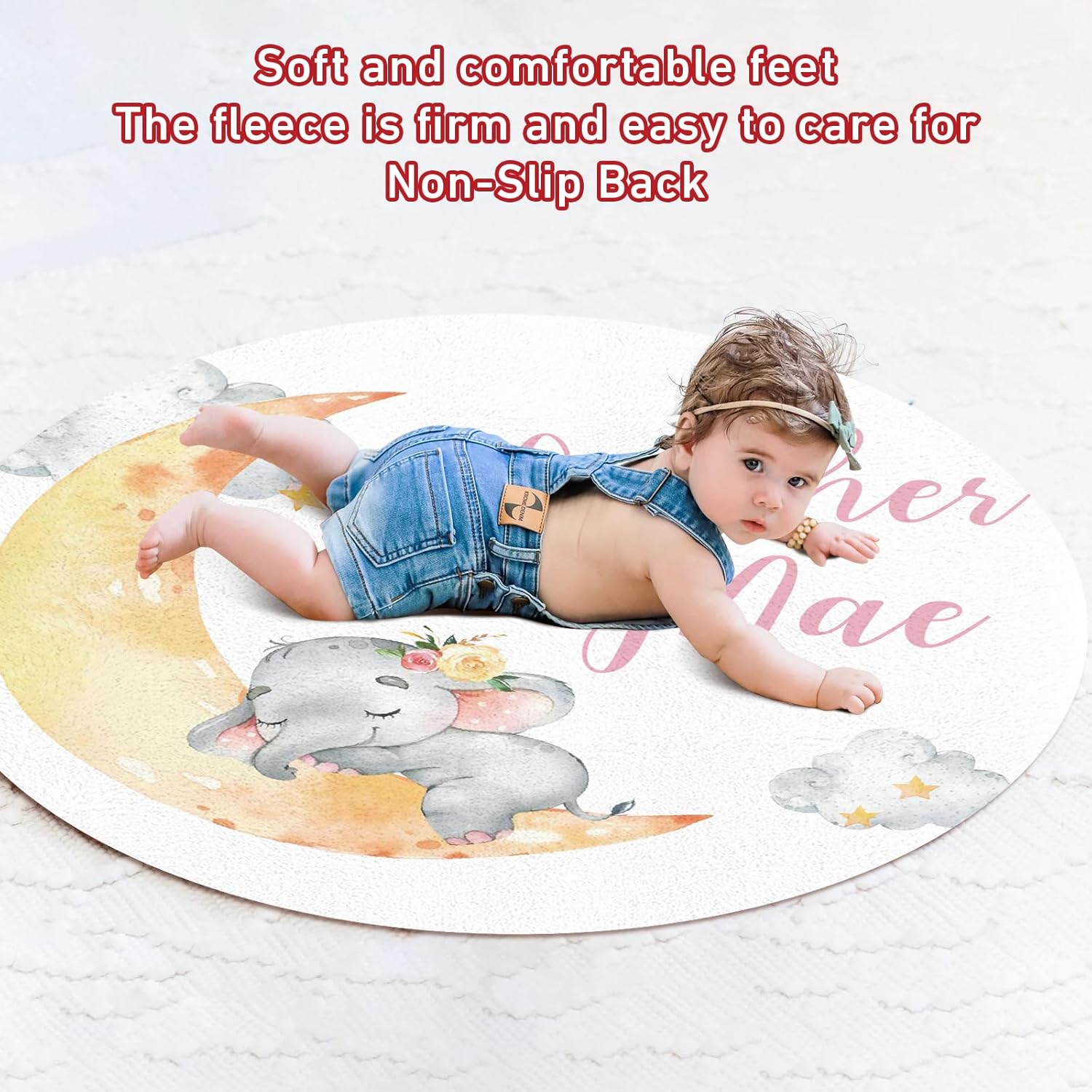 Juego de sábanas personalizado para cuna de elefante bebé juego de ropa de cama personalizado para cuna de 3 piezas con nombre, juego de sábanas