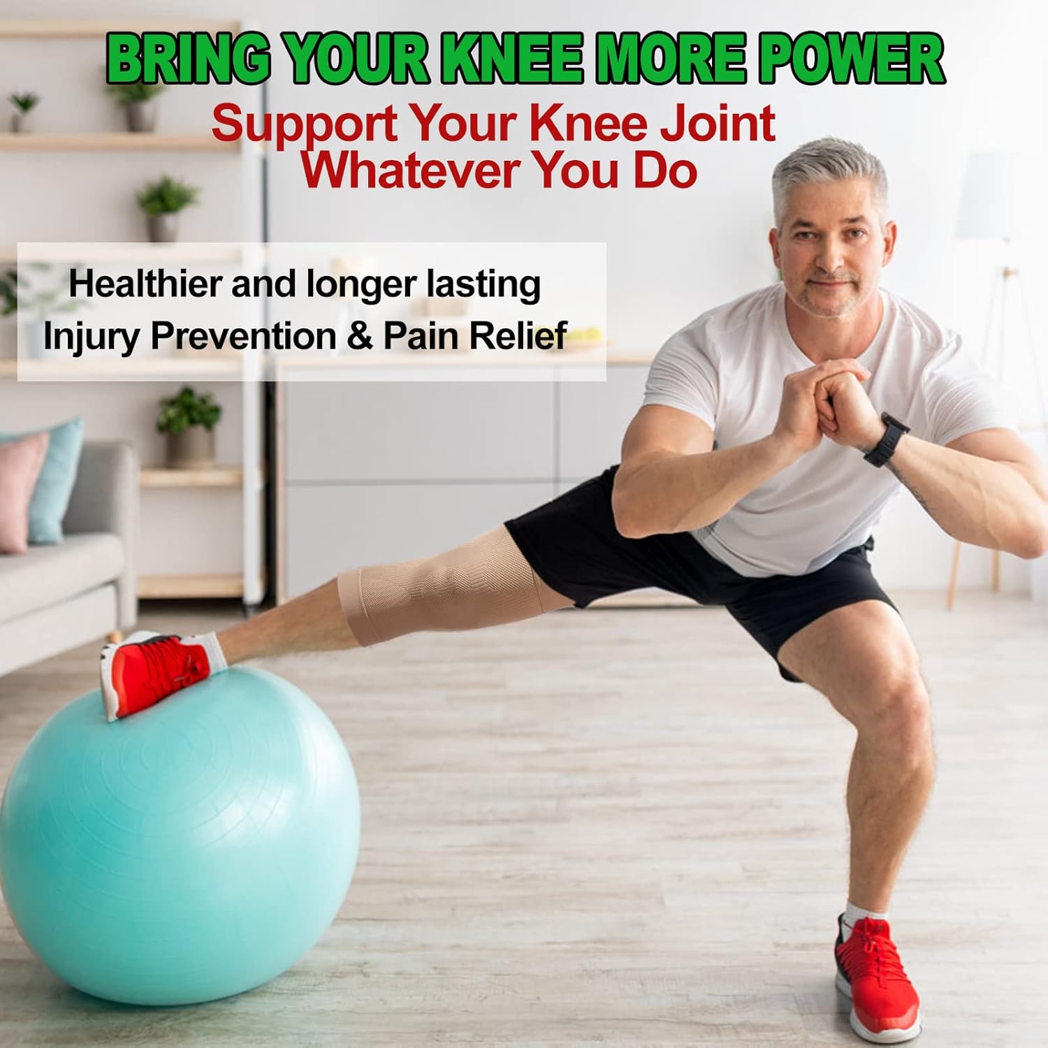 KEKING Soporte ortopédico para tendinitis, artritis, ACL, MCL, recuperación de lesiones, desgarro de menisco, dolor de rodilla, dolor de rodillas,