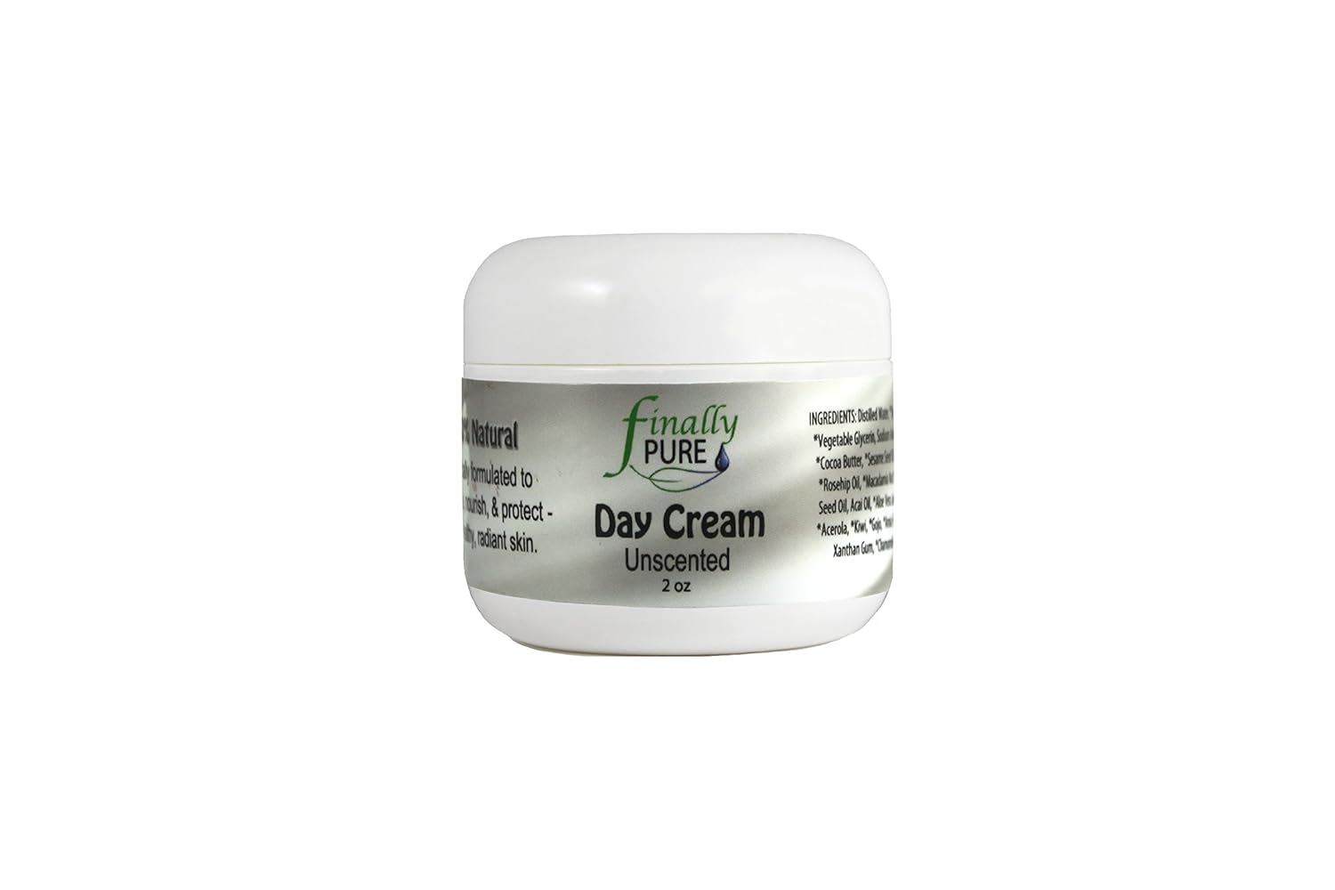 Finally Pure – Crema de día y noche sin perfume para piel seca y madura (o para meses de invierno) – 2 onzas