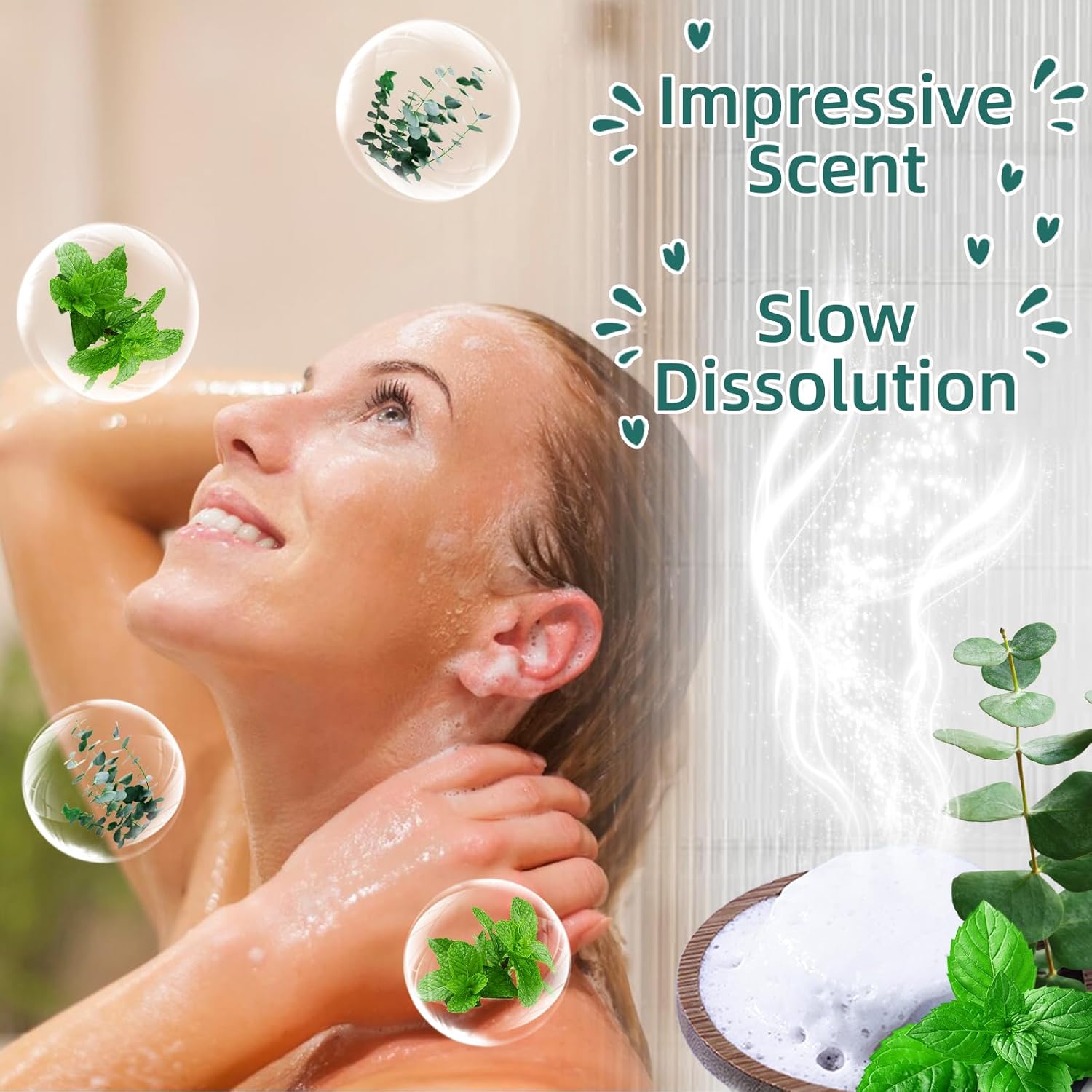 Vaporizadores de ducha, aromaterapia, paquete de 18 bombas de baño de eucalipto y menta, regalos de spa, bombas de ducha Pit a Pat, ideas de regalo