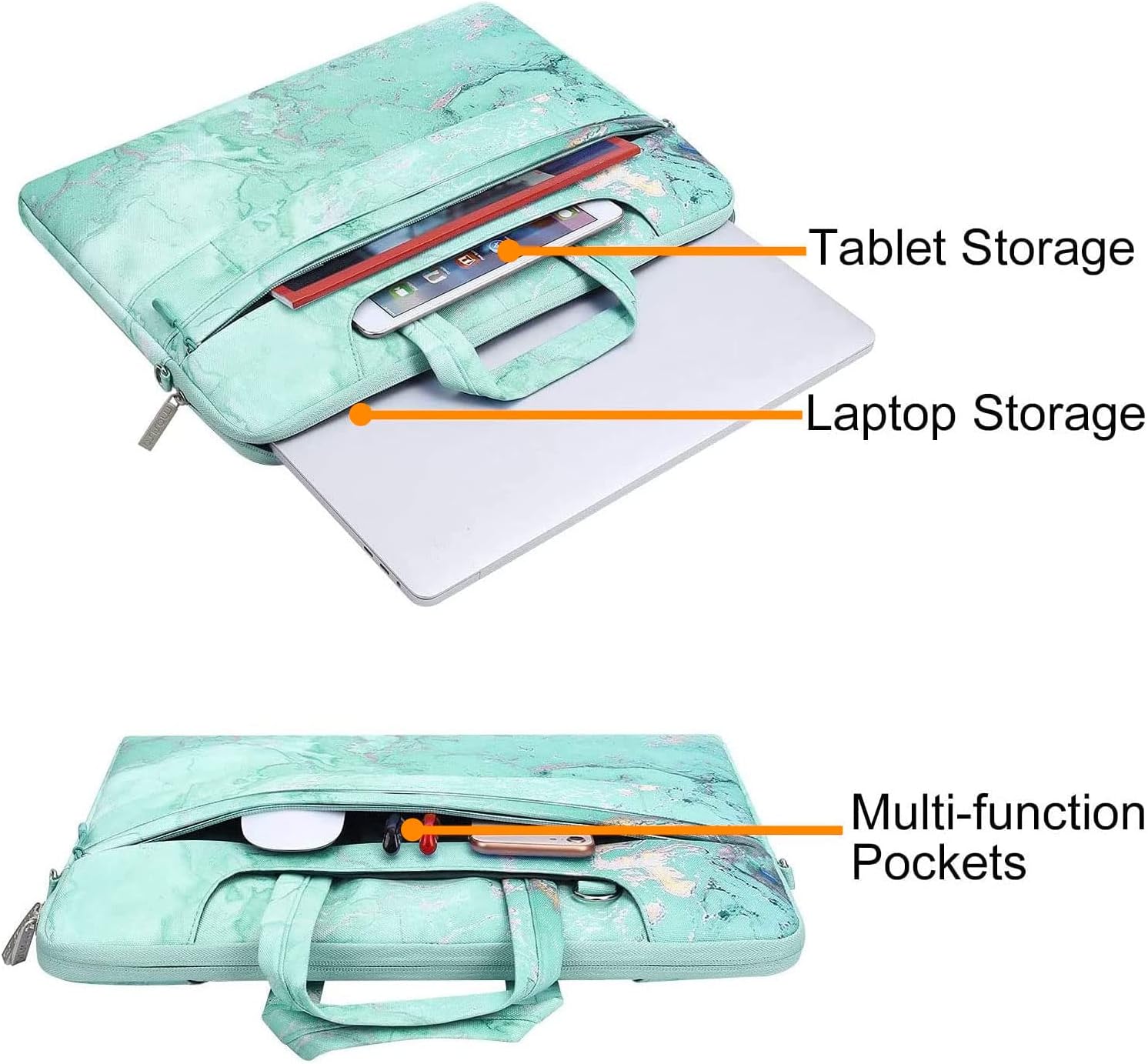 MOSISO Bolsa de hombro para laptop compatible con MacBook AirPro, portátil de 13-13.3 pulgadas, compatible con MacBook Pro de 14 pulgadas 2023-2021
