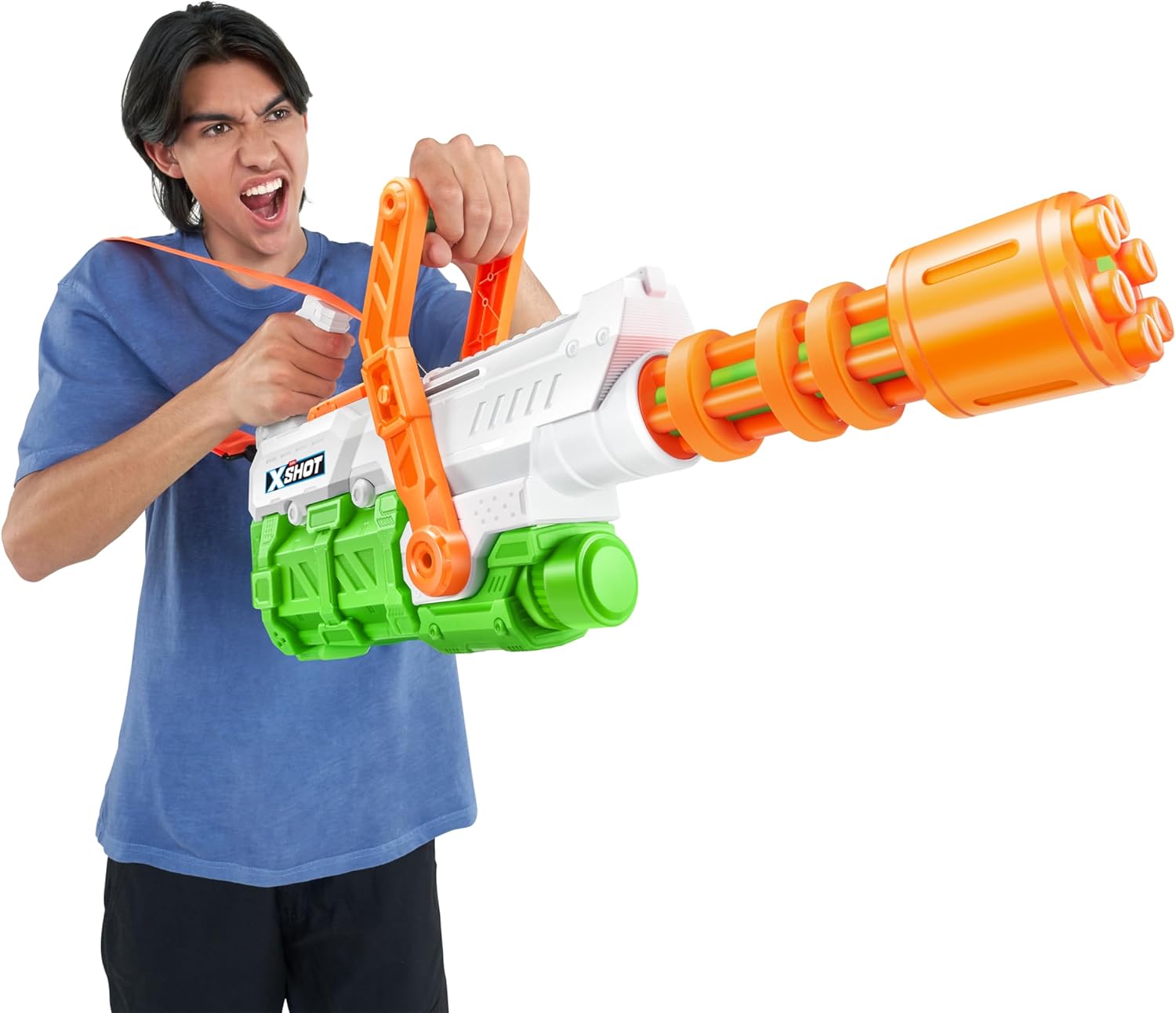 ZURU – Pistola de agua X-Shot de llenado rápido con cañón hidráulico para verano, juguetes de agua X-Shot, se llena con agua en solo 1 segundo,