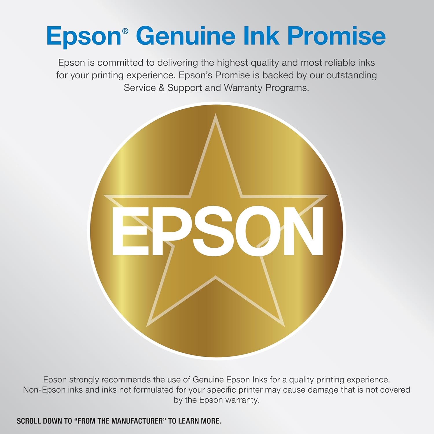 Epson EcoTank ET-2840 Impresora Supertank inalámbrica a color todo en uno sin cartuchos con escaneo y copia, la impresora rápida para el hogar
