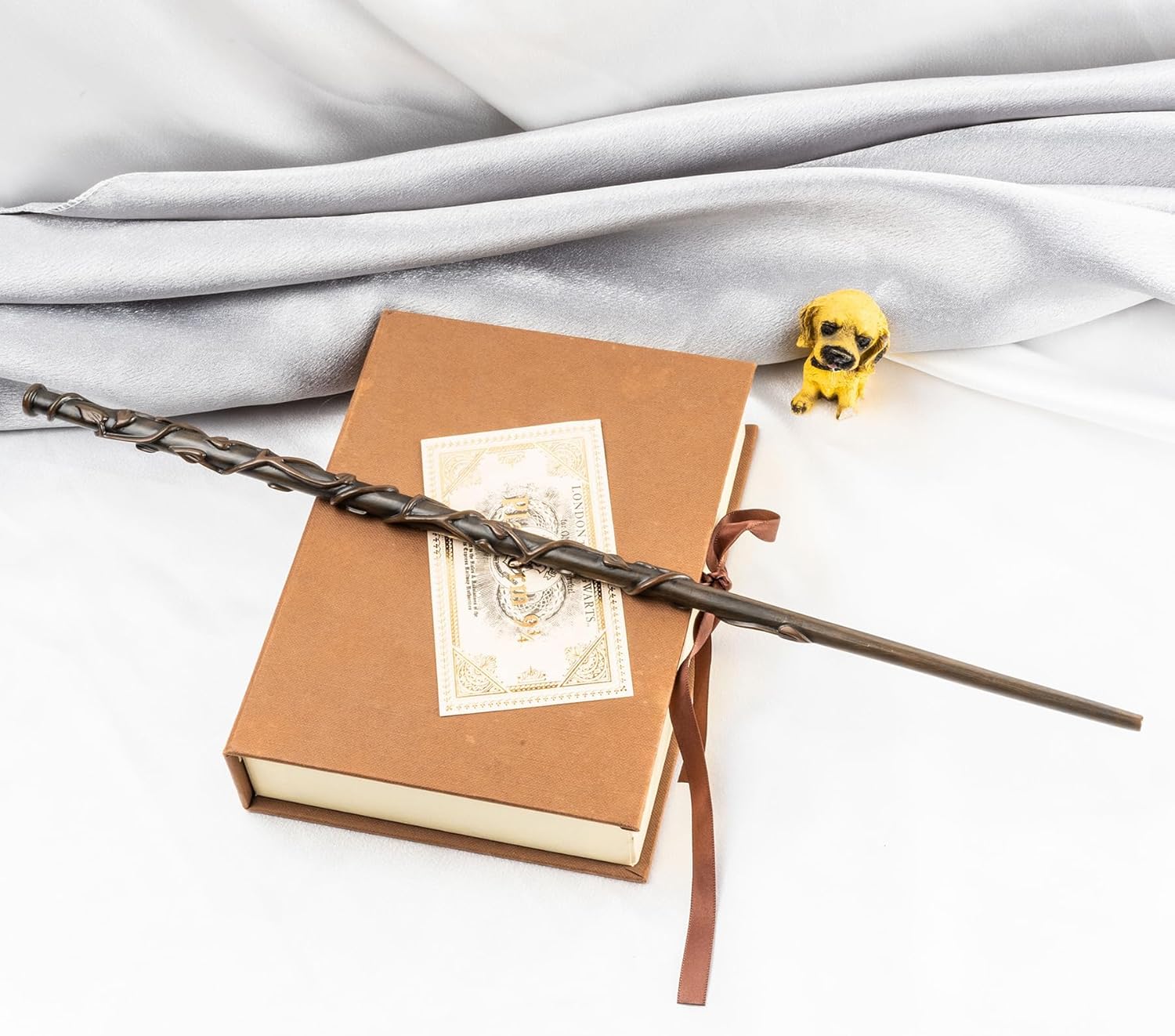 Varita mágica Hermione, hecha a mano con núcleo de acero de resina como accesorios de rendimiento y regalos (Hermione)