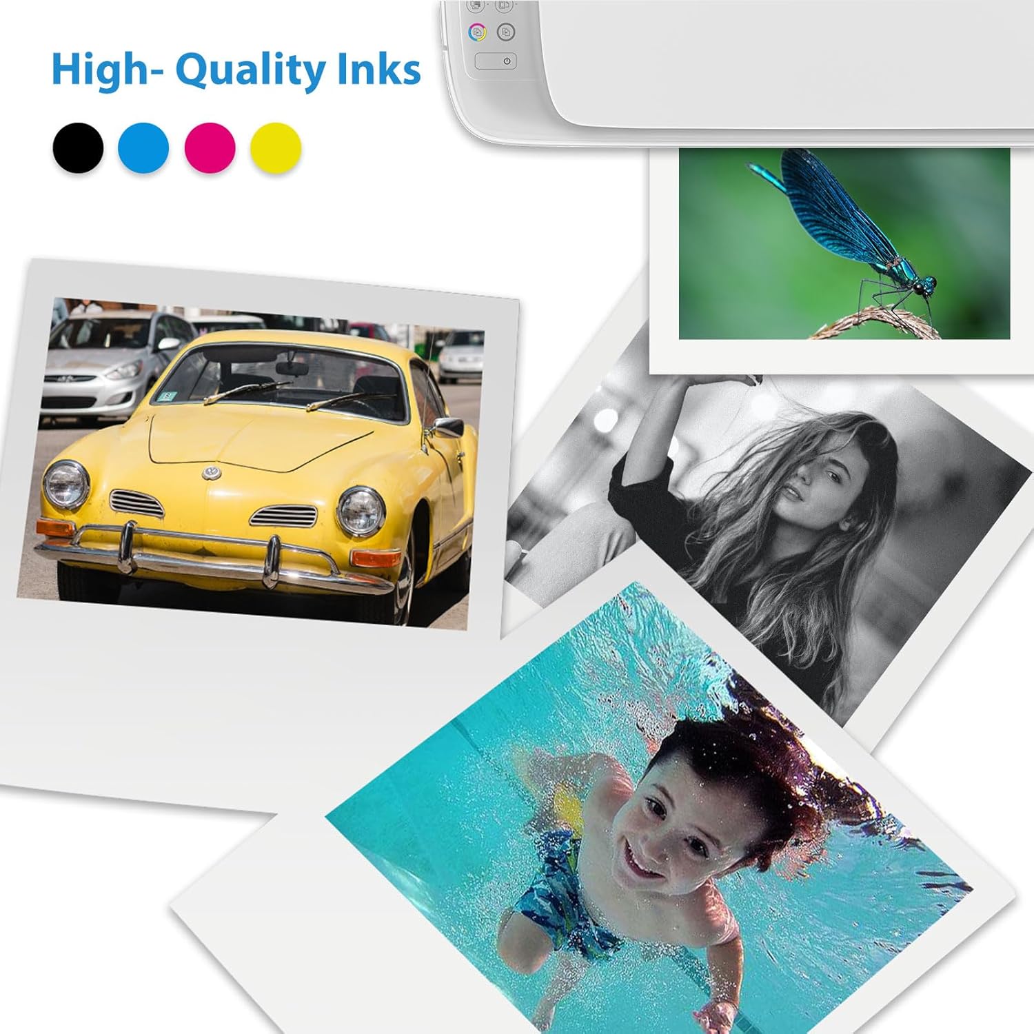 Cartucho de tinta remanufacturado de repuesto para HP Ink 65 XL 65XL Color Combo, HP65 XL para 5055 5000 5052 5010 5070 5014 3755 3700 3772 2600