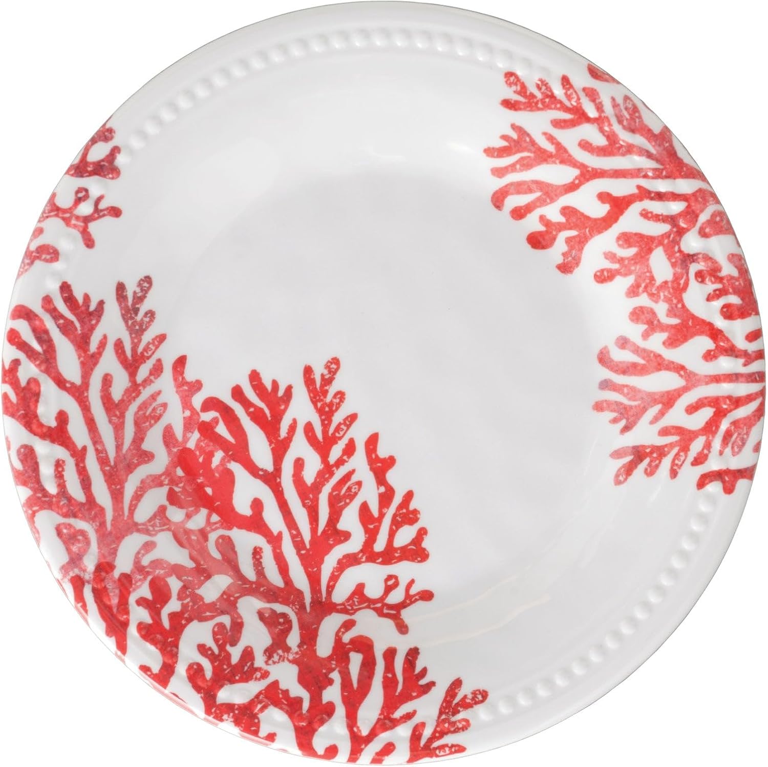 UP ware – 4 platos de melamina de 6 pulgadas, platos de postre para aperitivos, platos pequeños para servir, platos de fiesta, platos redondos para