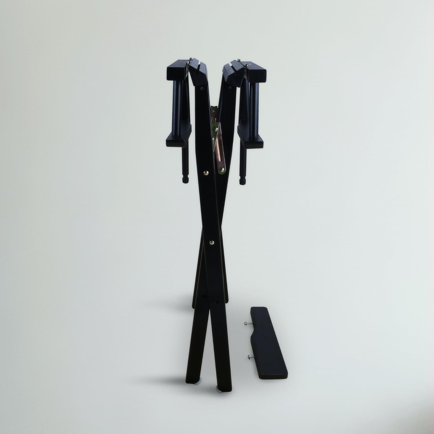 Casual Home 230-02021-41 – Silla de director de 30 in, marco negro, con lona color morado, altura de barra