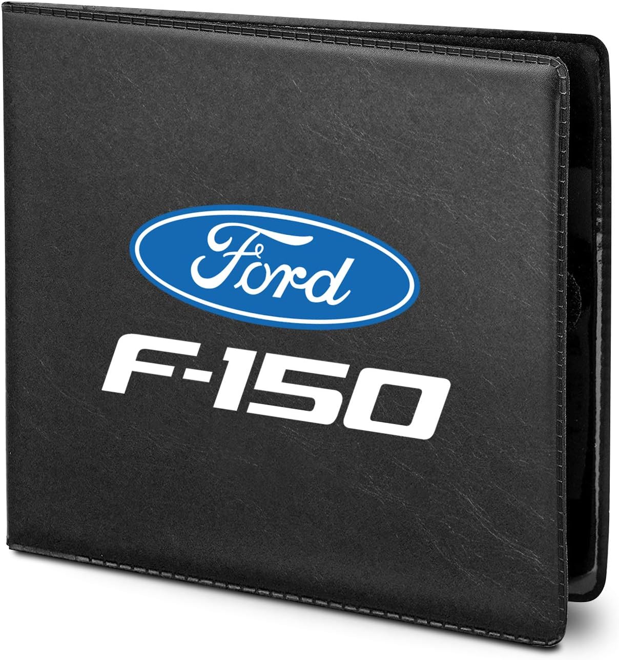 Para Ford F-150 Coche Auto Registro de Seguro de Cuero PU Documento Titular Cartera