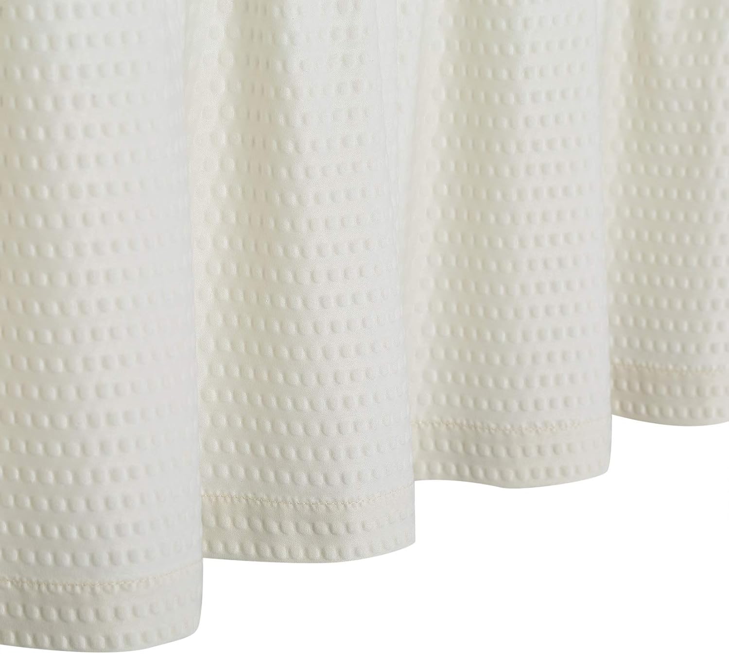 CAROMIO Cortinas de café de 45 pulgadas de largo, microfibra suave con textura en relieve, con bolsillo para barra, cortinas de cocina para