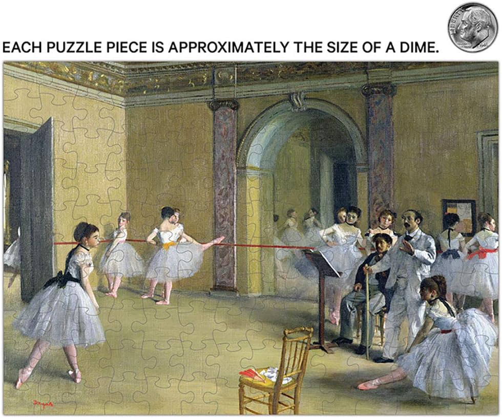 Puzzles – Paquete de 2 mini rompecabezas – Degas Dance en la ópera y Renoir Almuerzo de la fiesta náutica