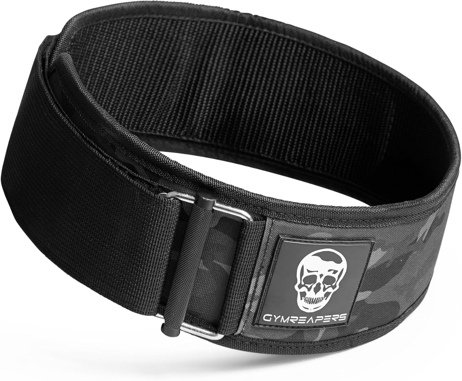 Gymreapers – Cinturón de levantamiento de pesas de cierre rápido para entrenamiento funcional, neopreno de 4 pulgadas con hebilla de metal, soporte