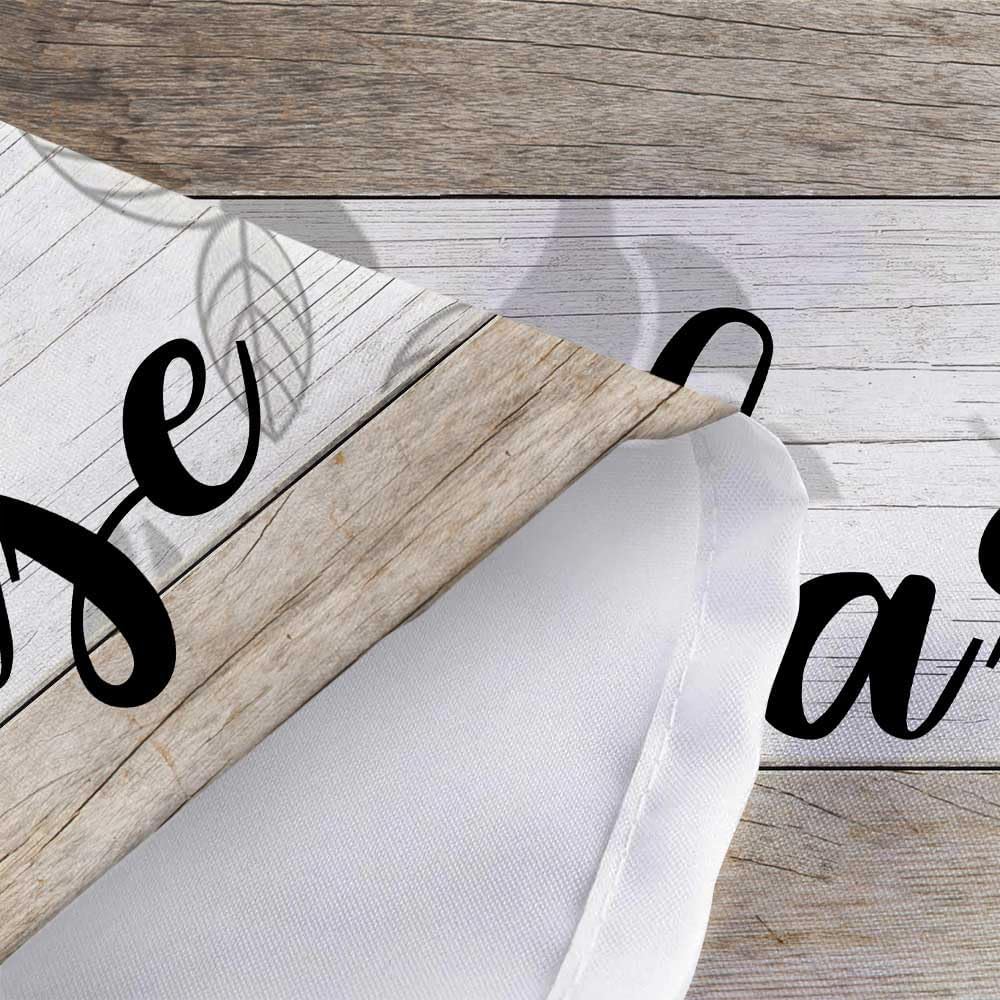 JAWO Cortina de ducha de casa rodante, molino de viento vintage sobre tablones de madera rústica, cortina de baño de tela de poliéster con ganchos,