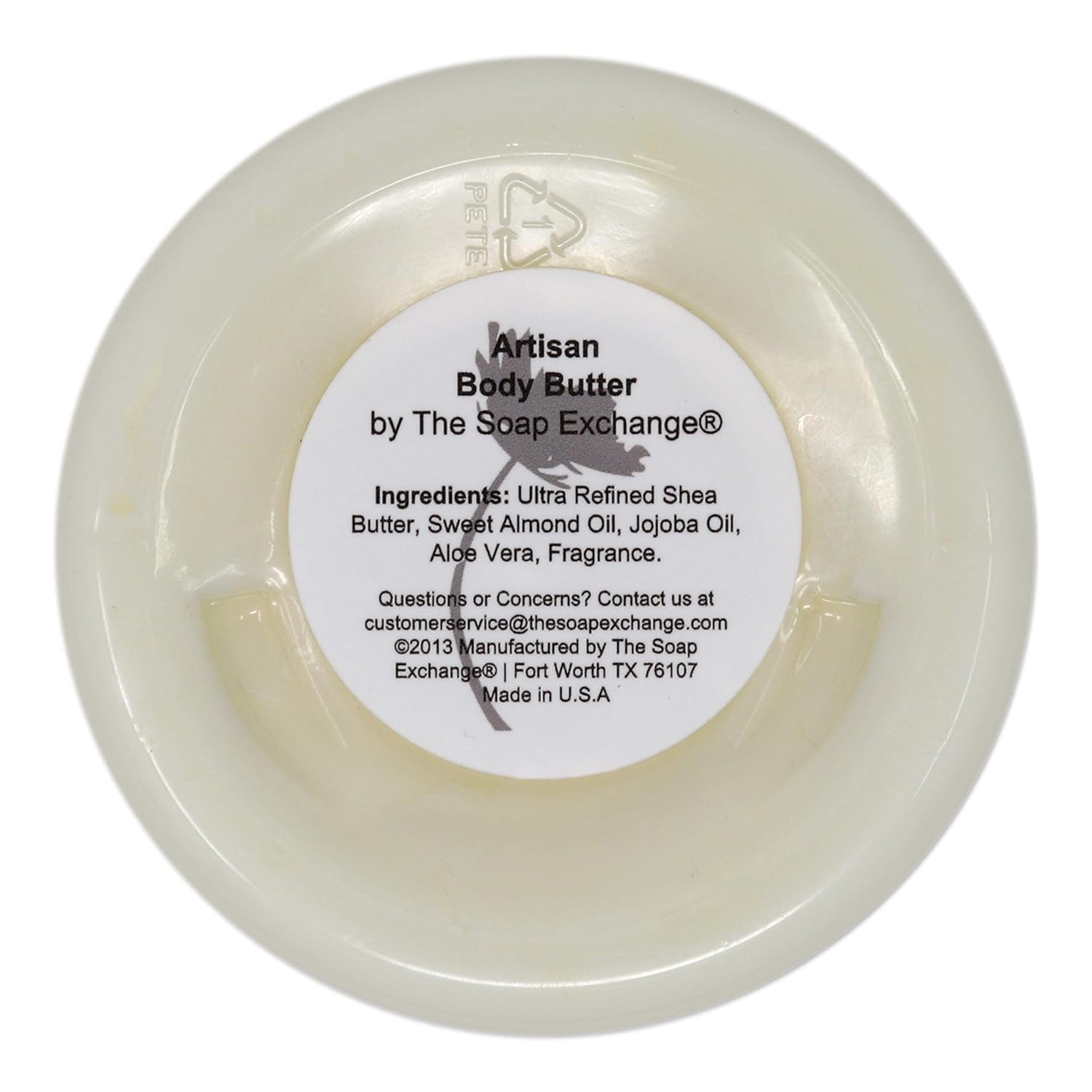 The Soap Exchange Mantequilla corporal  Aroma de Gardenia blanca  Hecho a mano 4 fl oz  4.1 fl oz de cuidado natural de la piel artesanal, manteca