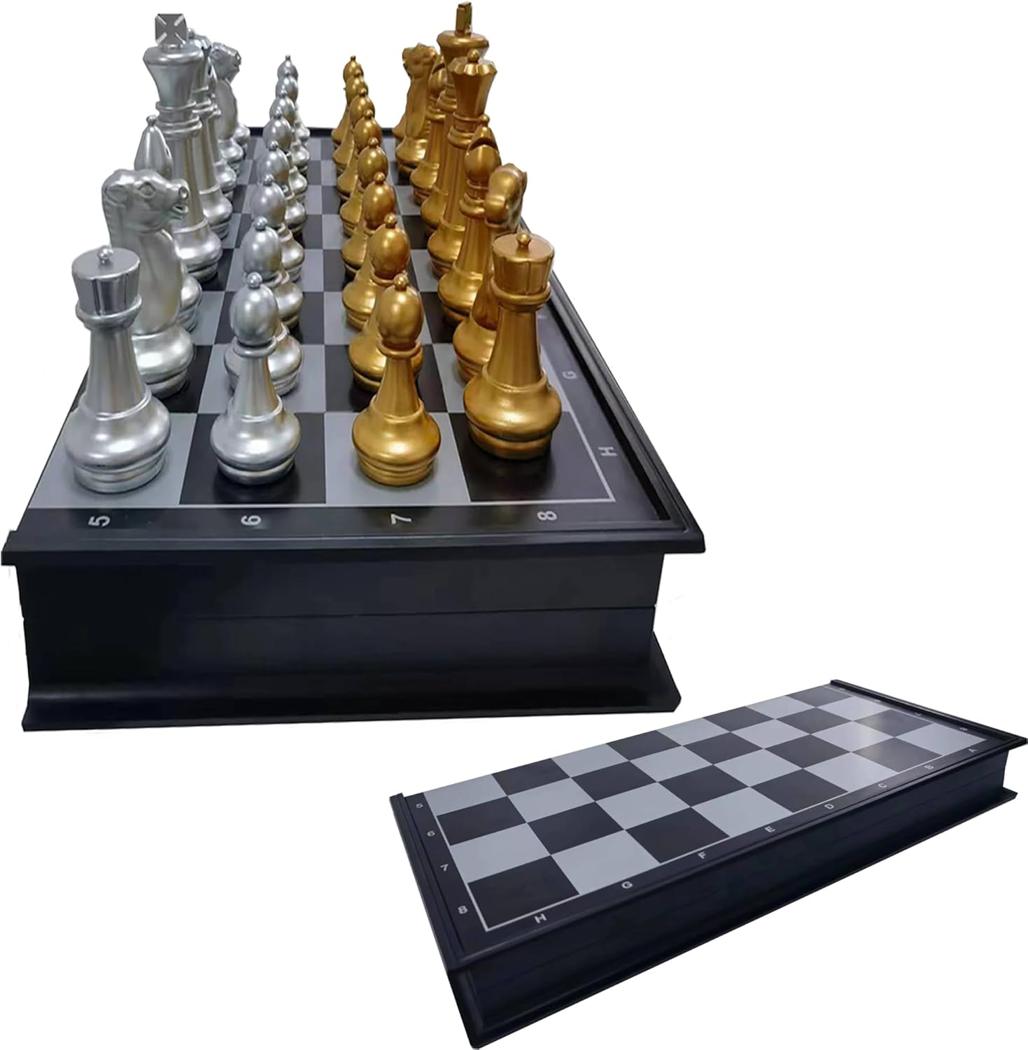 14″ Magnetic Chess Set Travel Chess Set Foldable Educational Toy for Teens,for Adults Teens Board Game, Entertainment Items That Promote