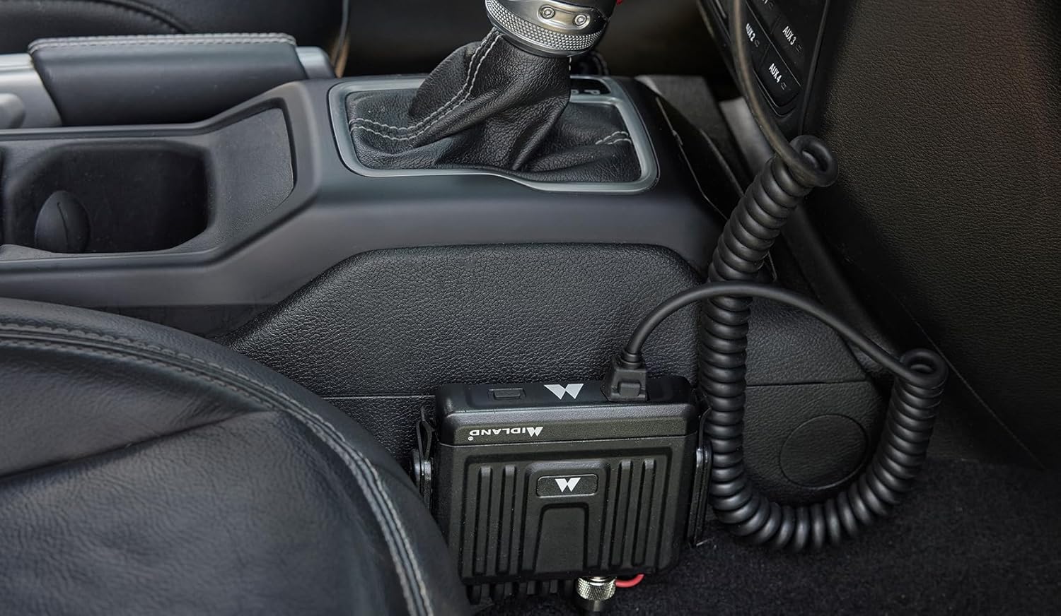 Midland Radio GMRS MicroMobile de marca Jeep MXT275 – Radio bidireccional de 15 vatios con micrófono de control integrado – Antena de montaje