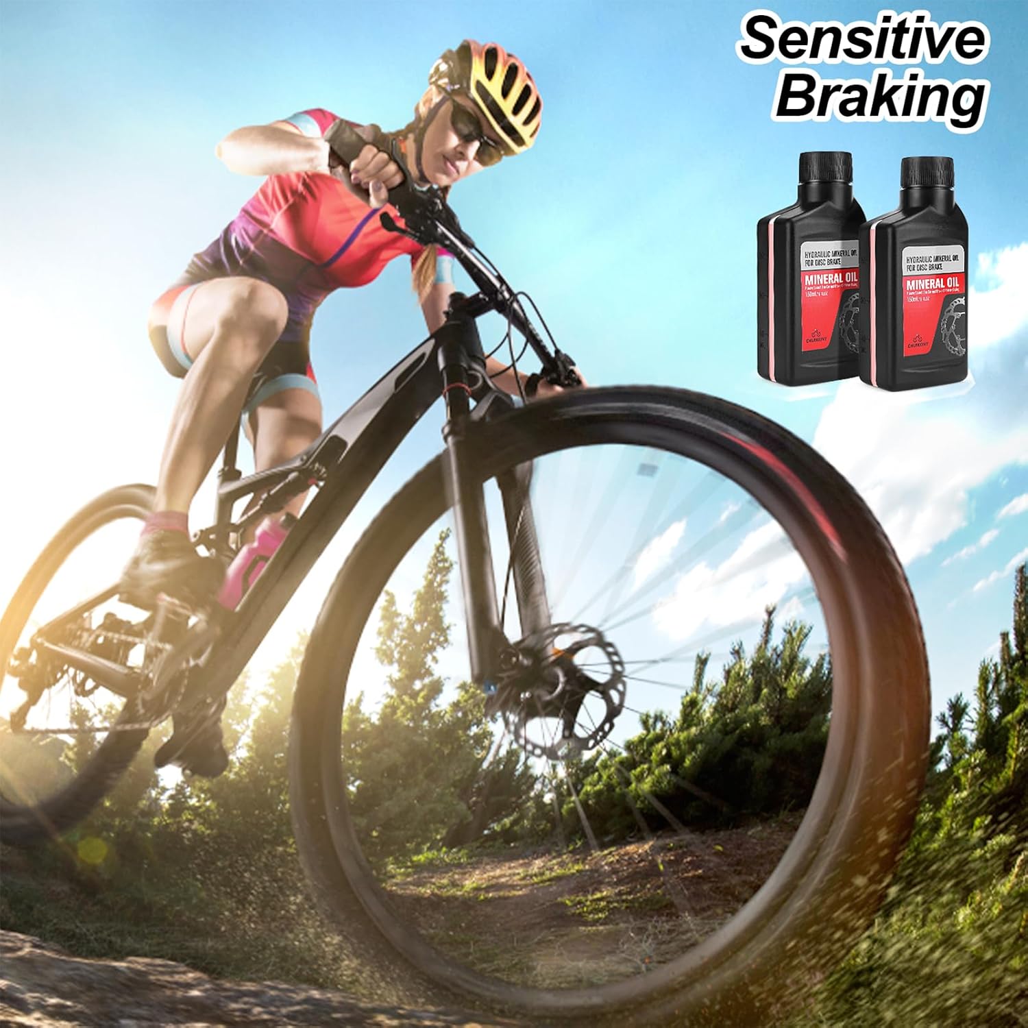 Kit de purga de frenos para frenos hidráulicos Shimano, kit de purga de frenos de bicicleta de montaña que incluye líquido de frenos mineral de 10.1