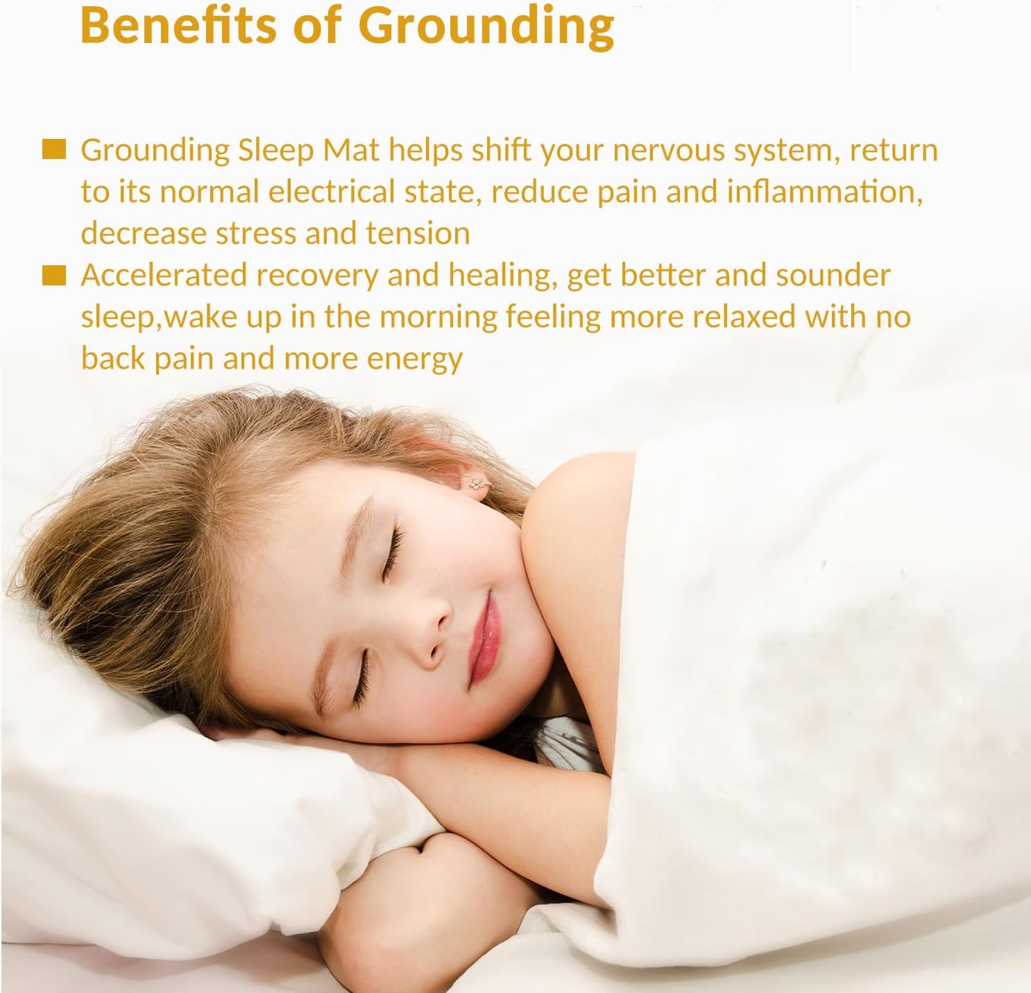 Grounding Bed Sheet with 10% Silver Fiber, Conductive Grounding Sheet for Better Sleeping, Grounding Sheets with Grounding Cords (36 * 91 inch)