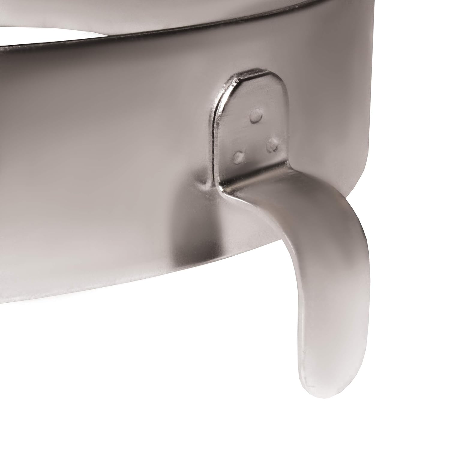 Rehabilitation Advantage Protector de alimentos con clip de acero inoxidable, grande