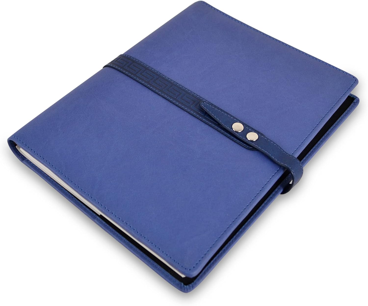 Agenda de oficina de lujo para hombres y mujeres, 288 páginas, planificador de papel grueso de 3.17 ozm, diario de escritura de cuero vegano, diario