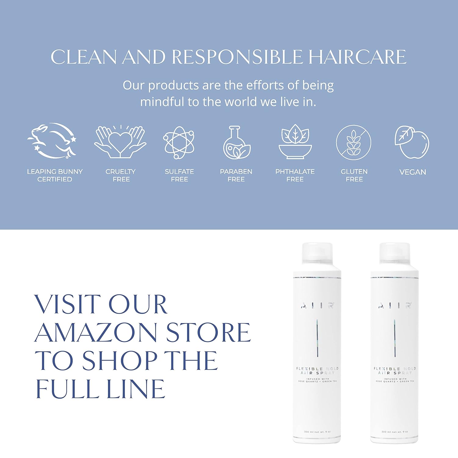 AIIR Laca para el cabello de sujeción flexible, espray de acabado con sujeción ligera, laca para el cabello de viaje con acabado suave y táctil,