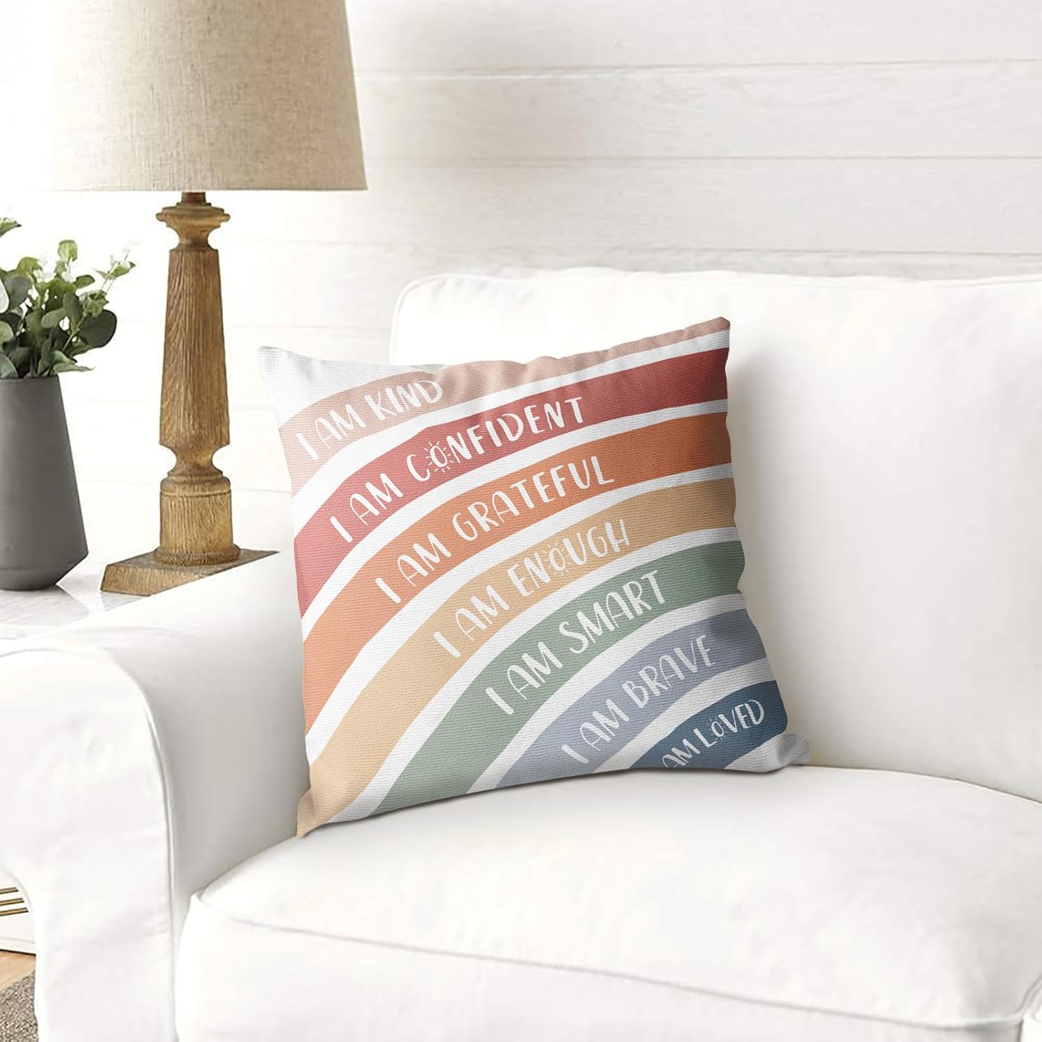 Fundas de almohada bohemias para decoración de esquina de lectura, centro de libros, decoración de esquina para el hogar, dormitorio, sala de